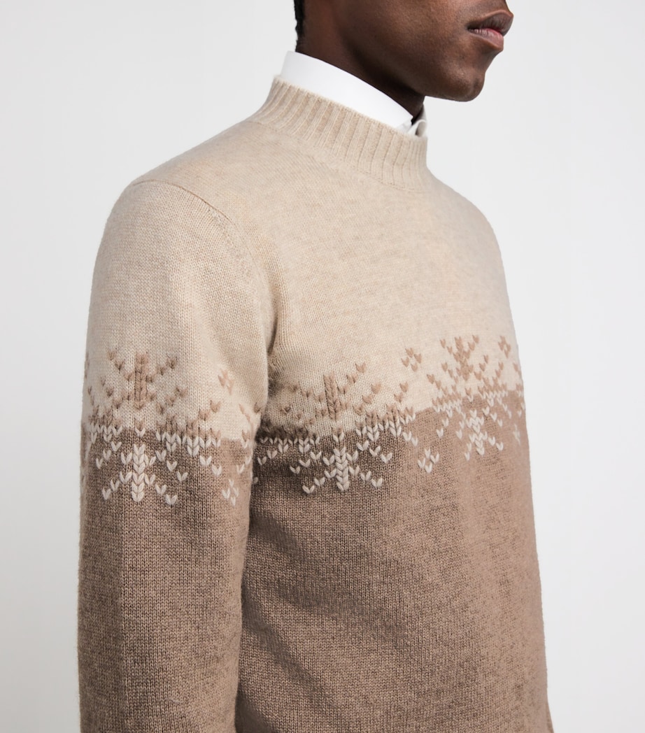 Cashmere Snowflake Sweater A.28 KASHMIR Image 6