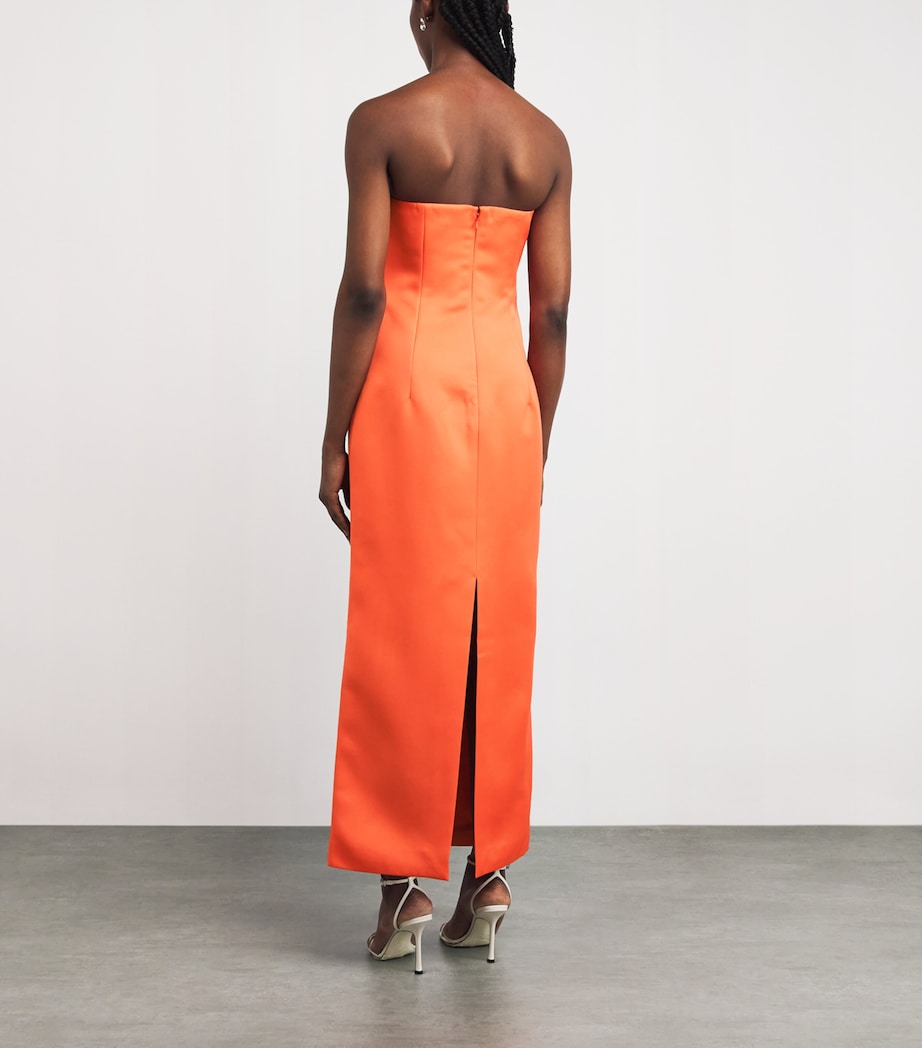 Floral Appliqué Ava Maxi Dress SAFFRON Image 3