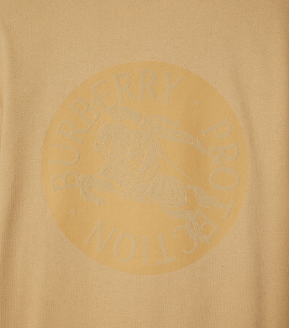 Cotton EKD Badge T-Shirt FLAX Image 5