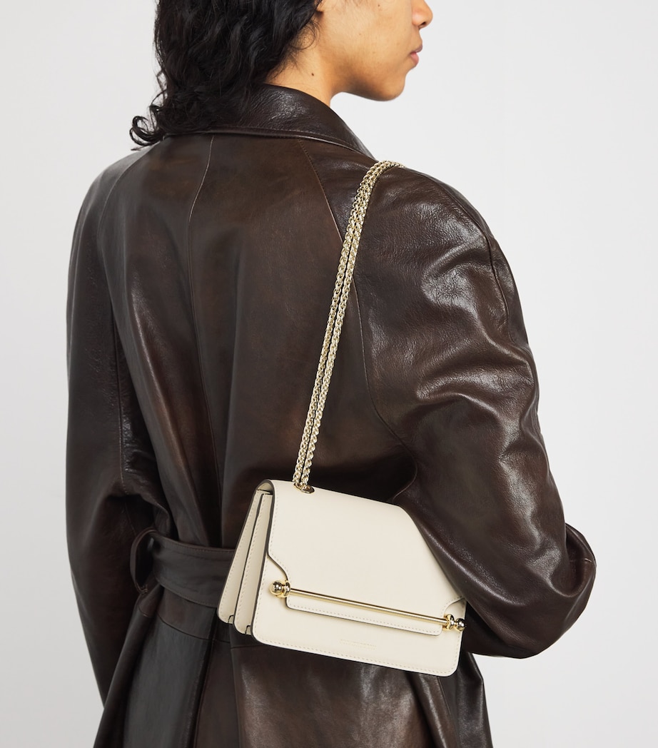 Mini Leather East-West Shoulder Bag VANILLA Image 5