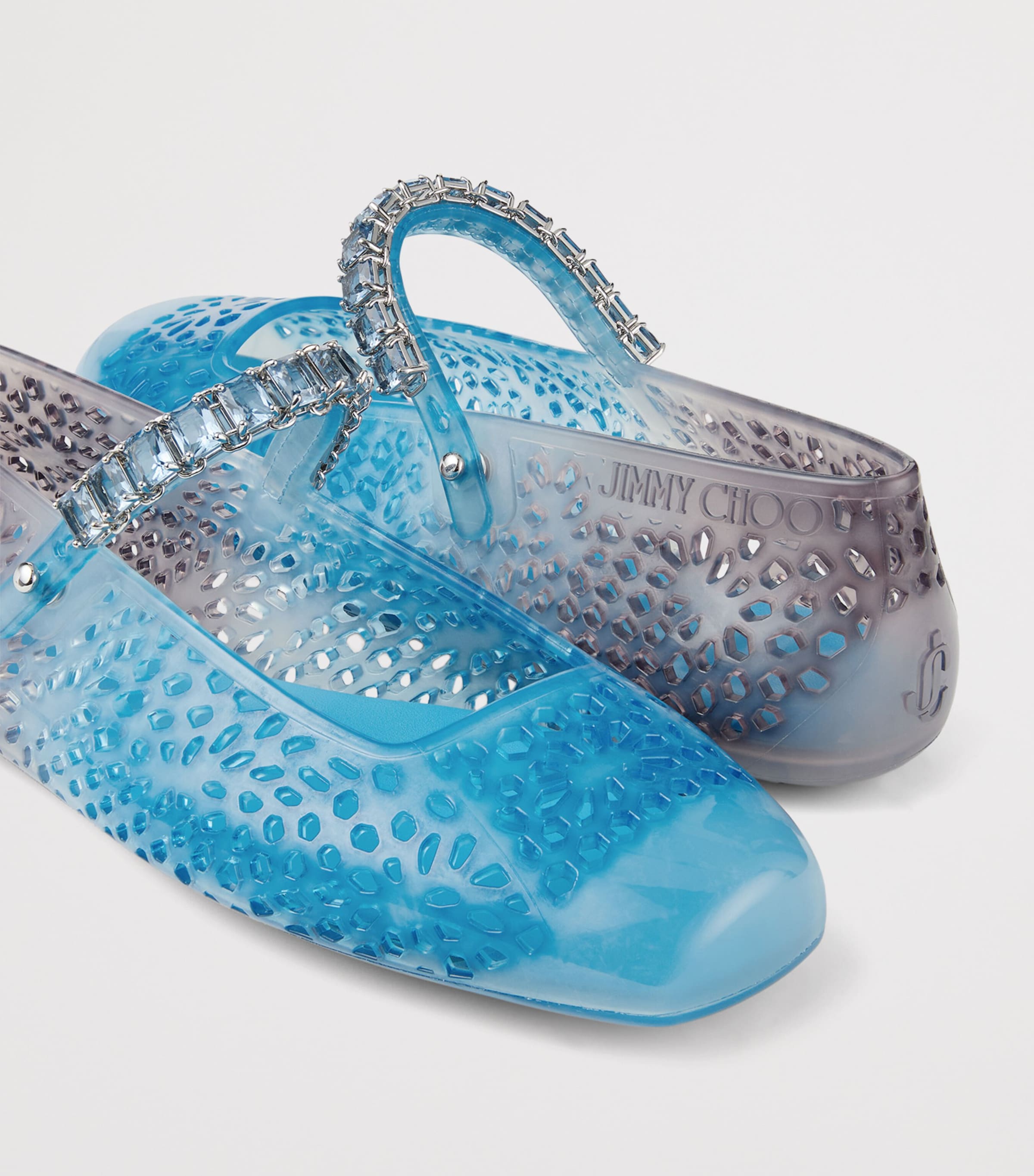 Jimmy Choo The Jelly Ballet Flats Denim/denim Image 6