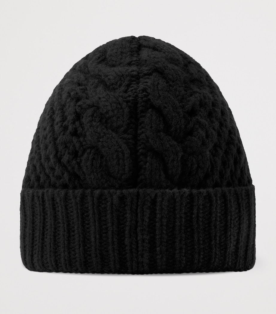 Wool LV Holiday Beanie BLACK Image 4