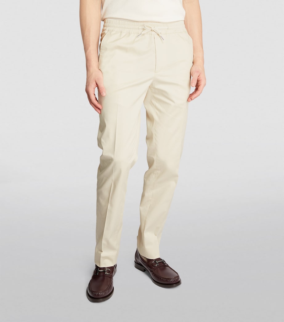 Sandro Paris Mens Drawstring Trousers Light Beige Image 3