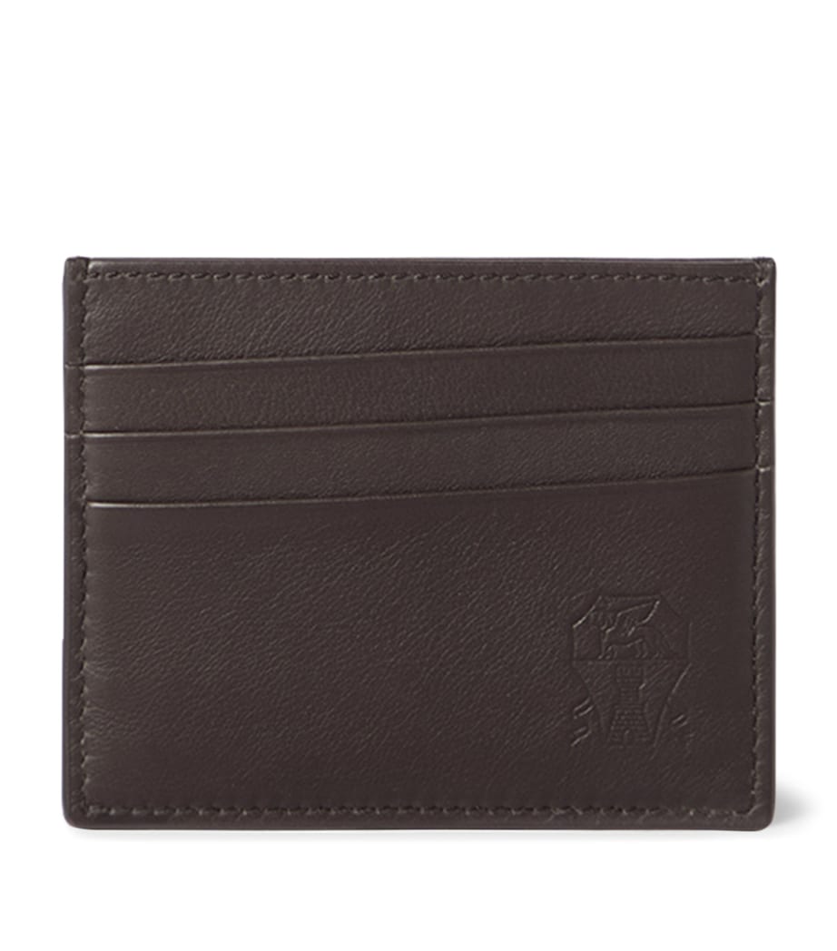 Brunello Cucinelli Leather Card Holder Image 1