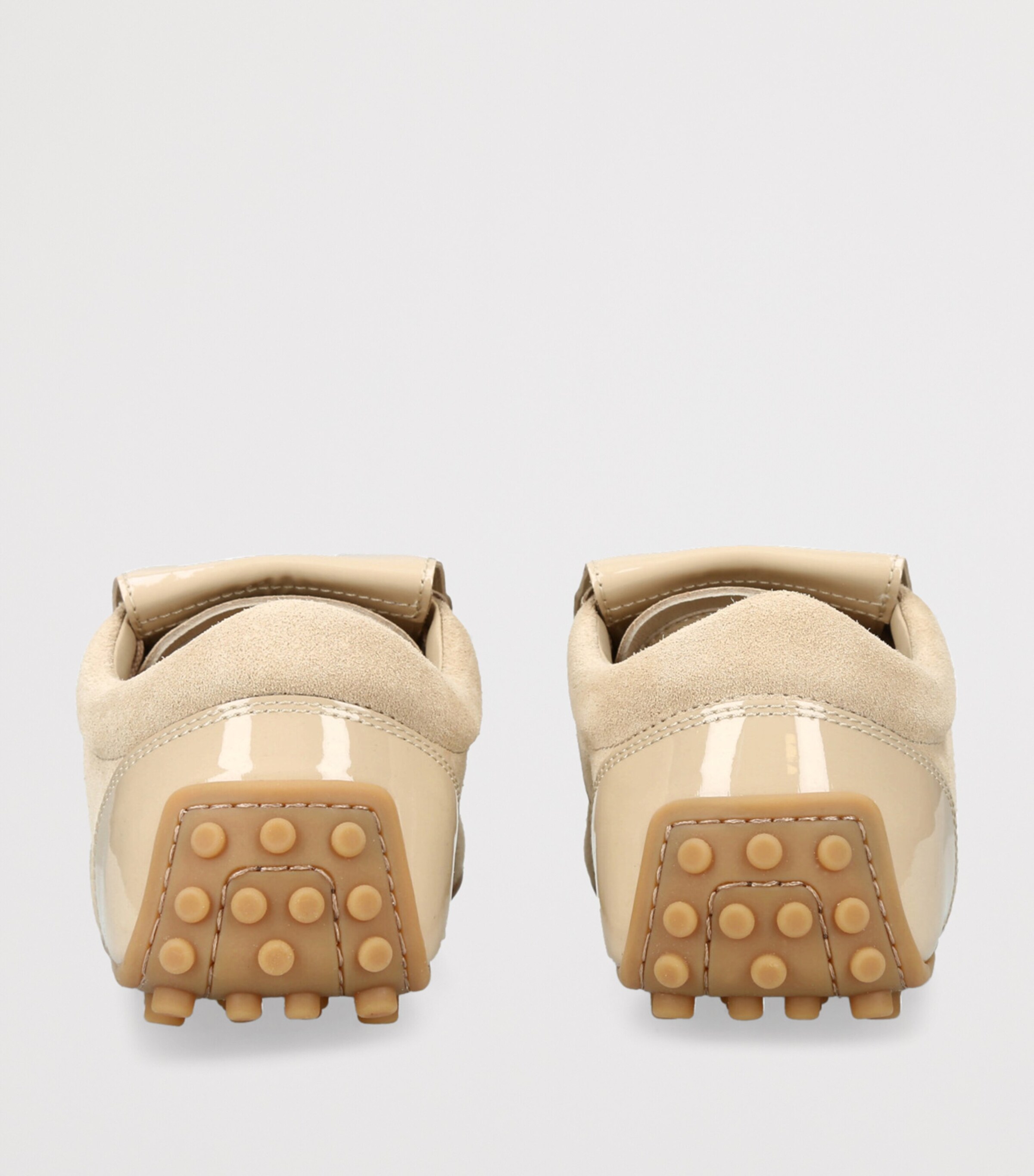 Tod's Patent Leather-Suede T-Marathon Sneakers Camel Image 2