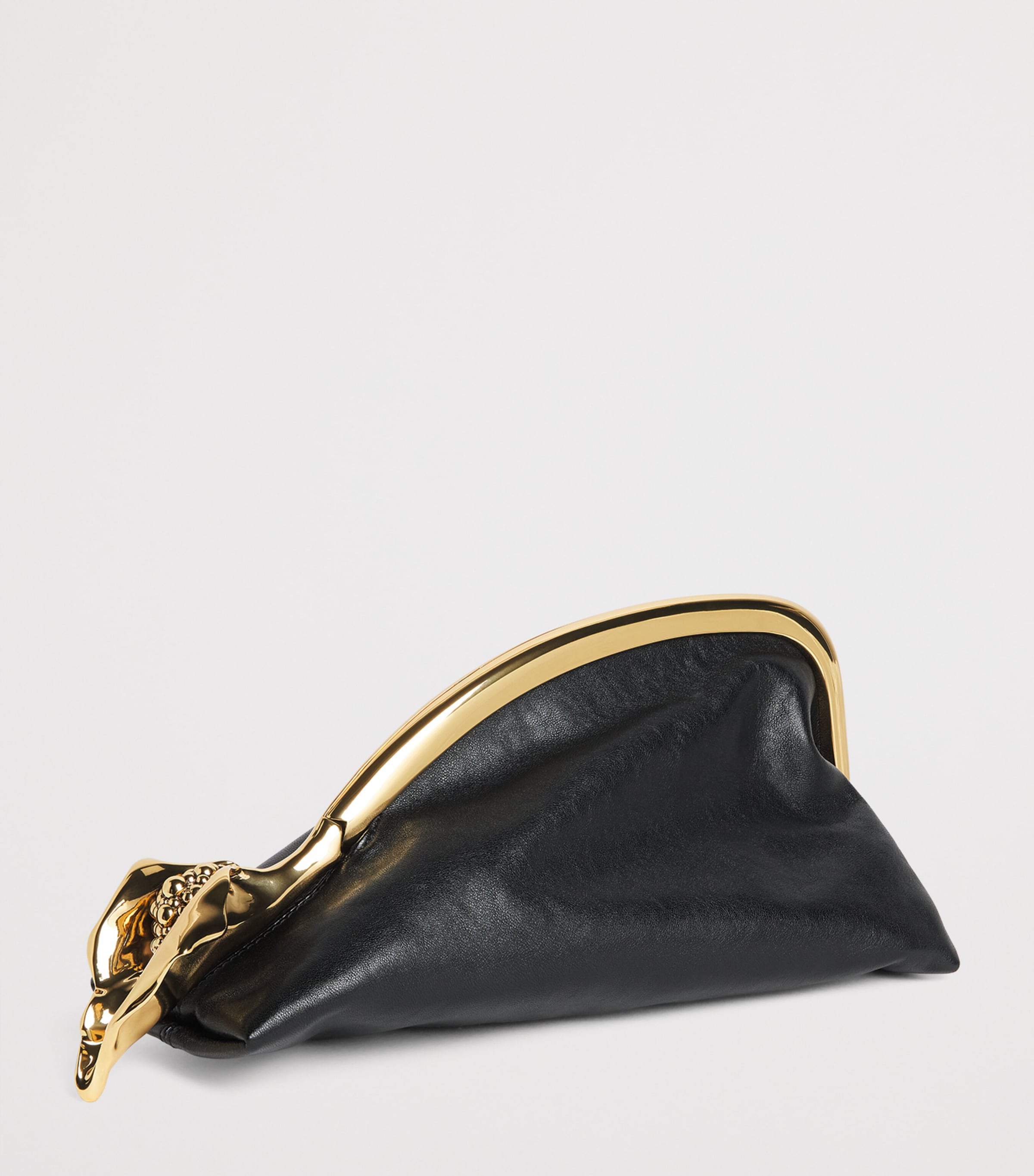 Chloé Small Suede Eden Treasures Clutch Bag Black Image 2