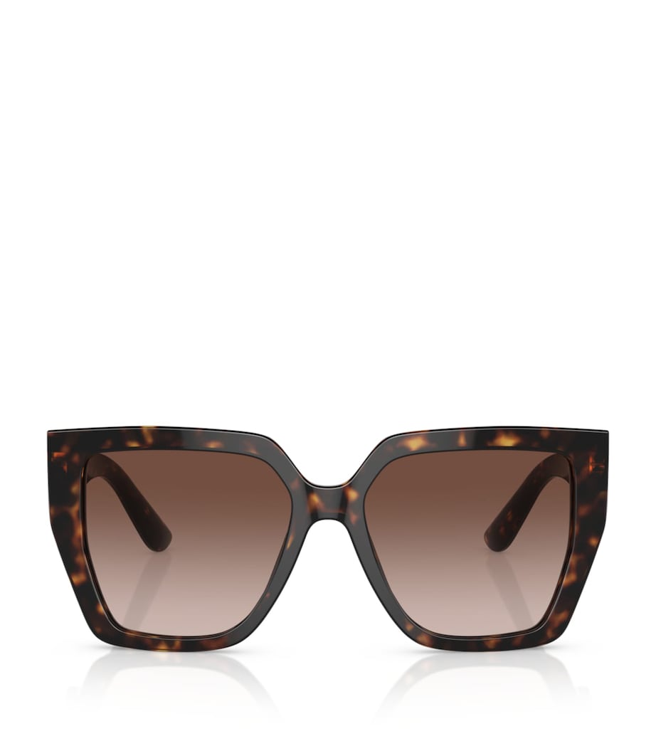 Dolce&Gabbana Tortoiseshell Oversized Square Sunglasses Brown Image 1