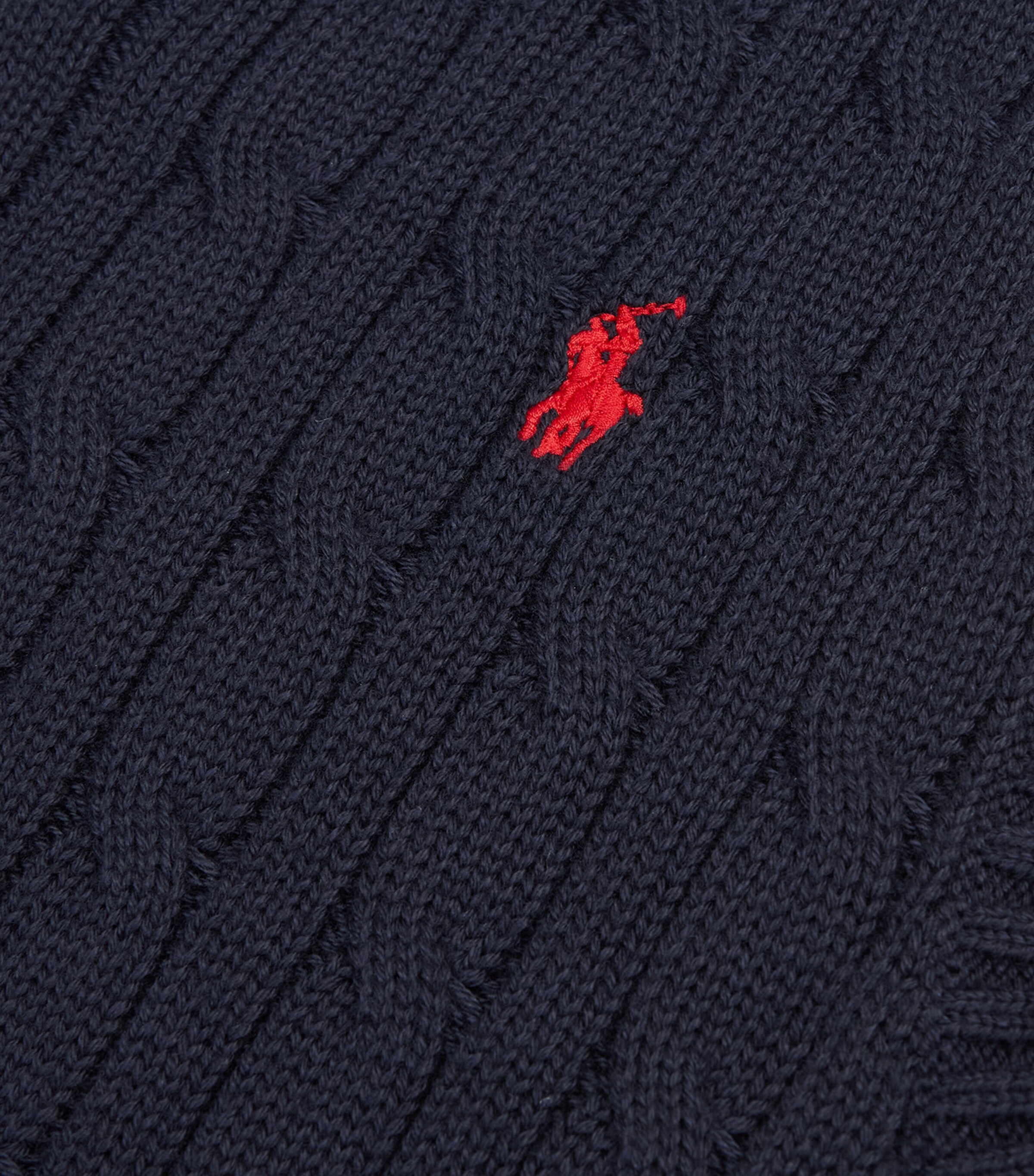 Ralph Lauren Kids Cotton Polo Pony Sweater Vest (6-14 Years) Navy Image 2