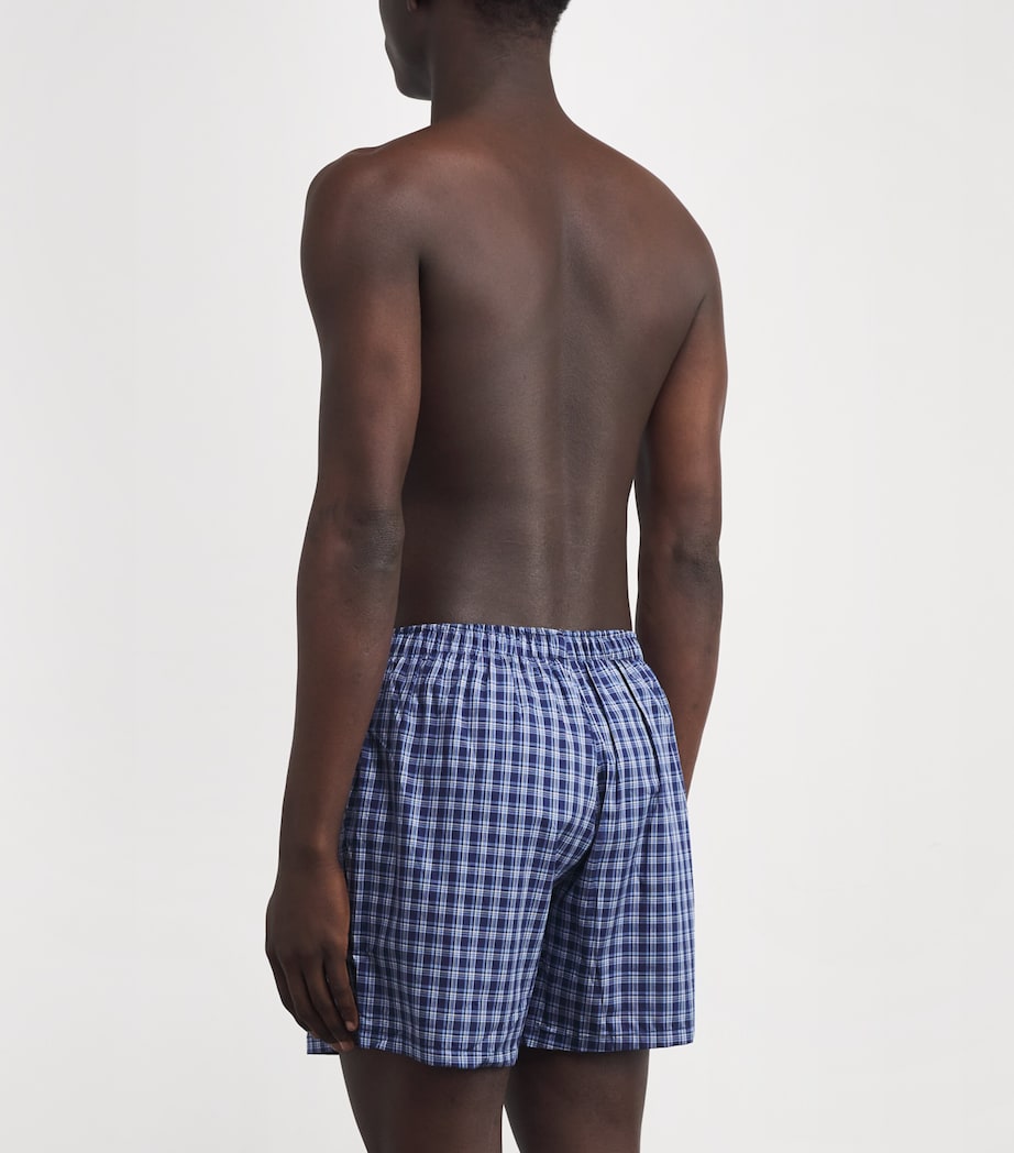 Classic Cotton Boxer Shorts (Pack of 3) AOPP/HVN GRN/NVY Image 3