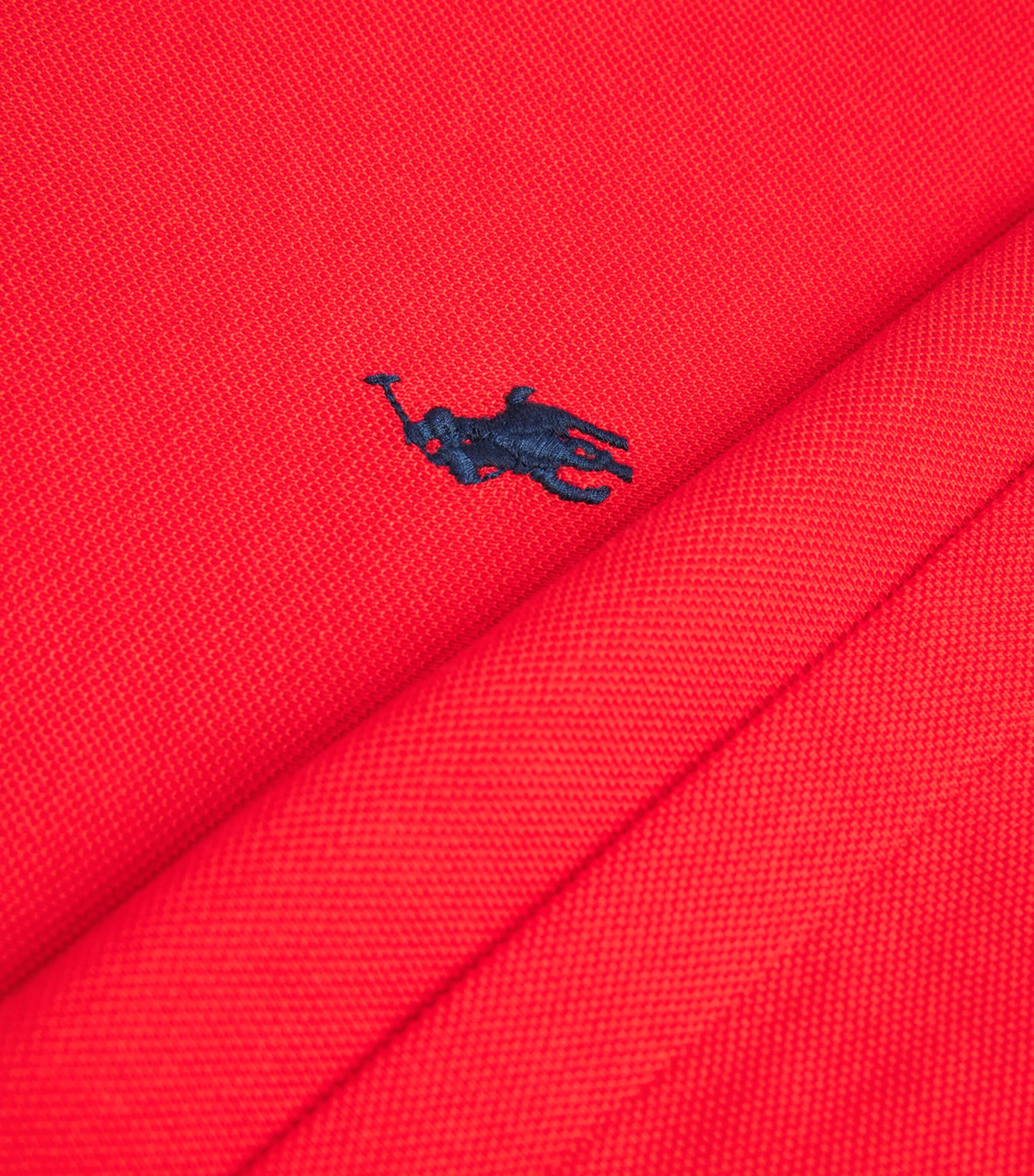 Cotton Polo Pony Polo Shirt RL2000 RED Image 5