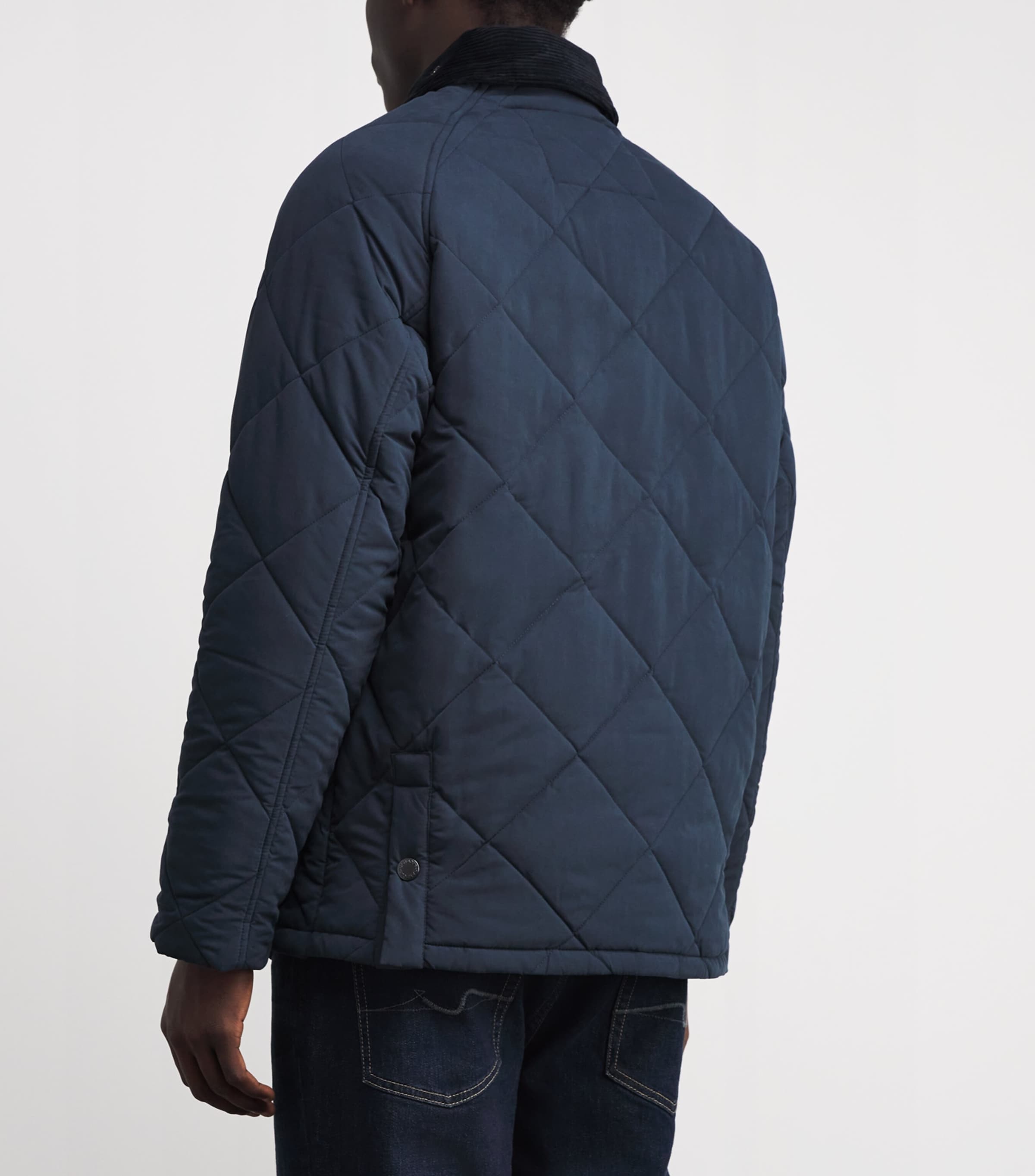 Quilted Modern Bedale Jacket NY71 NAVY Image 4