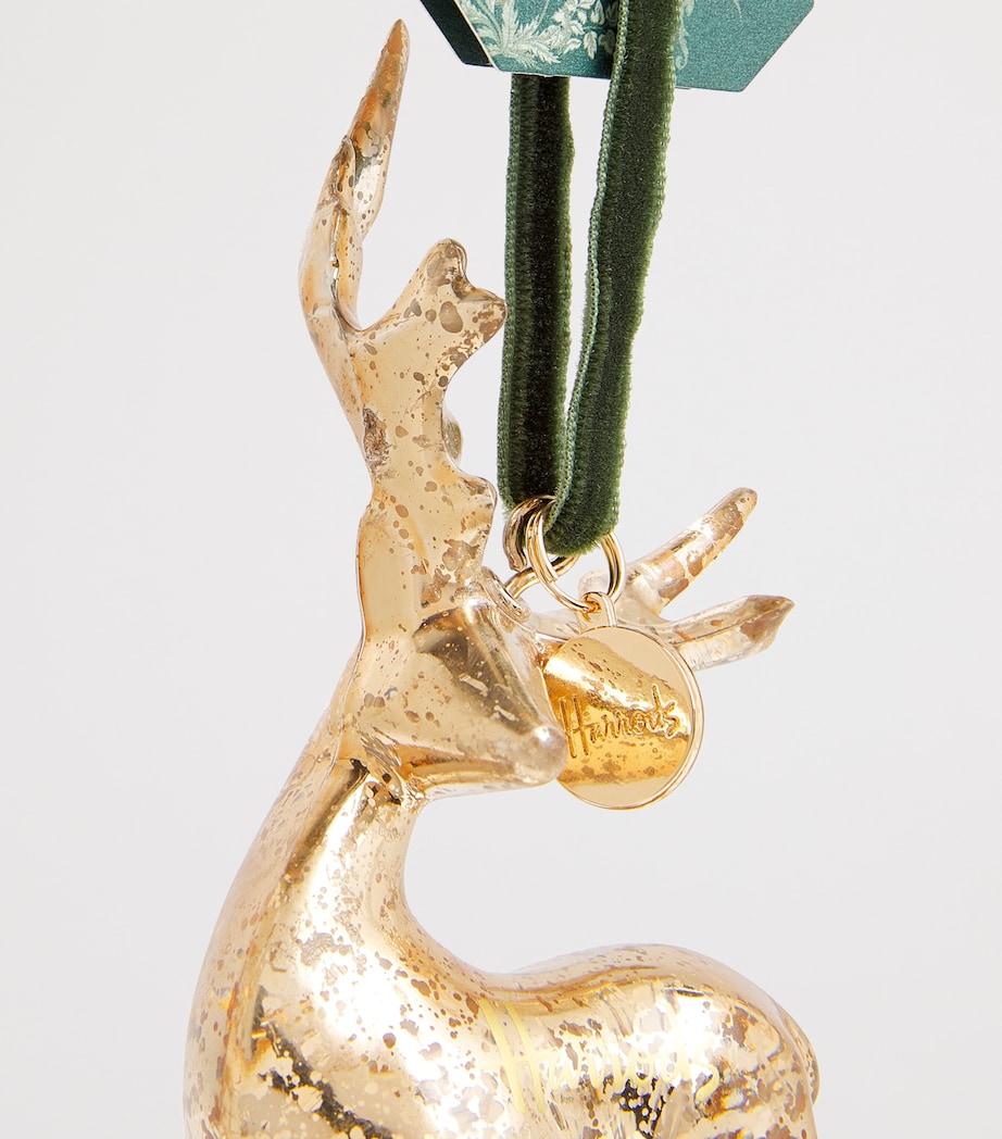 Glass Deer Ornament MULTI Image 2