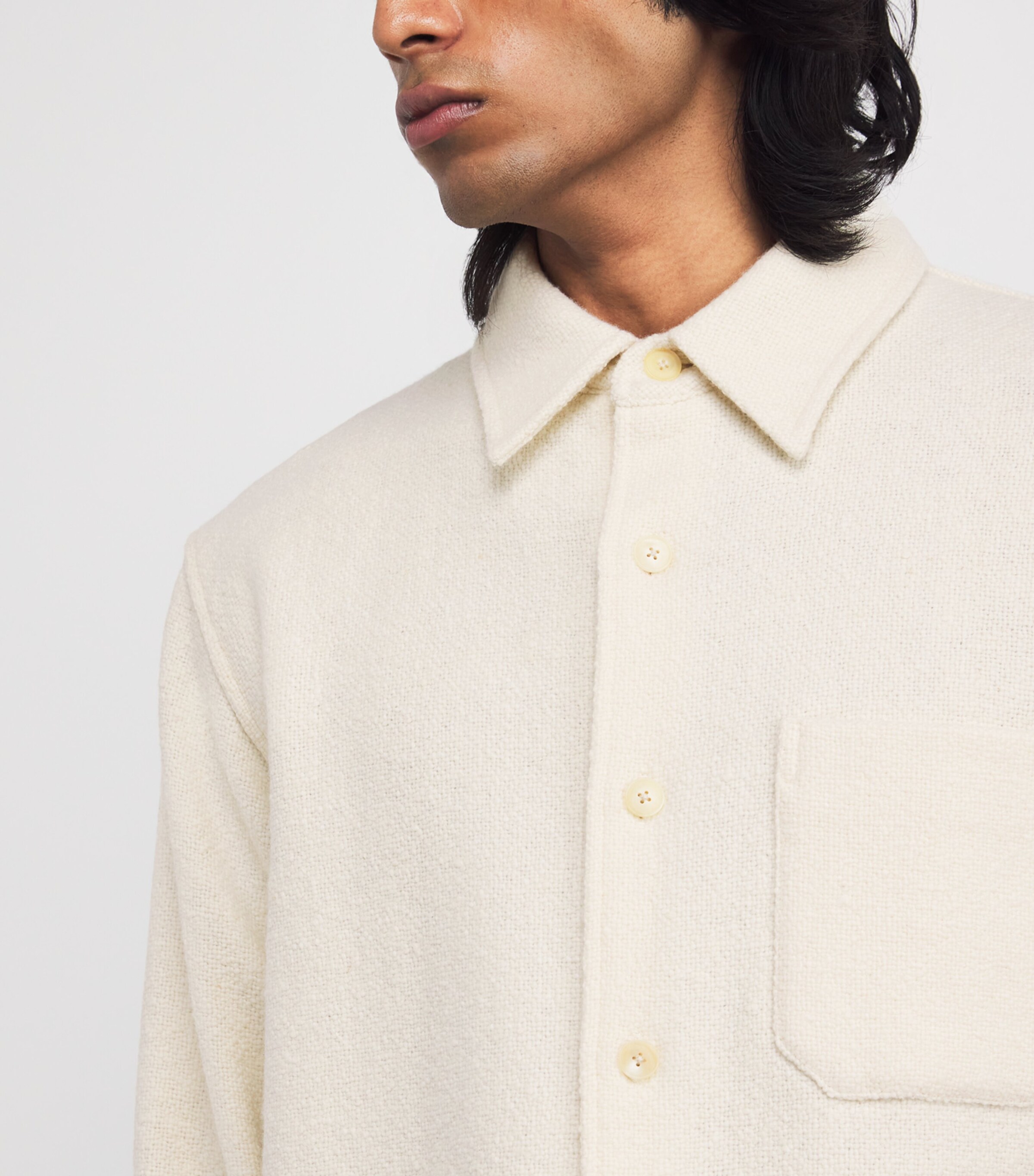 Wool Tweed Jacket IVORY WHITE Image 6