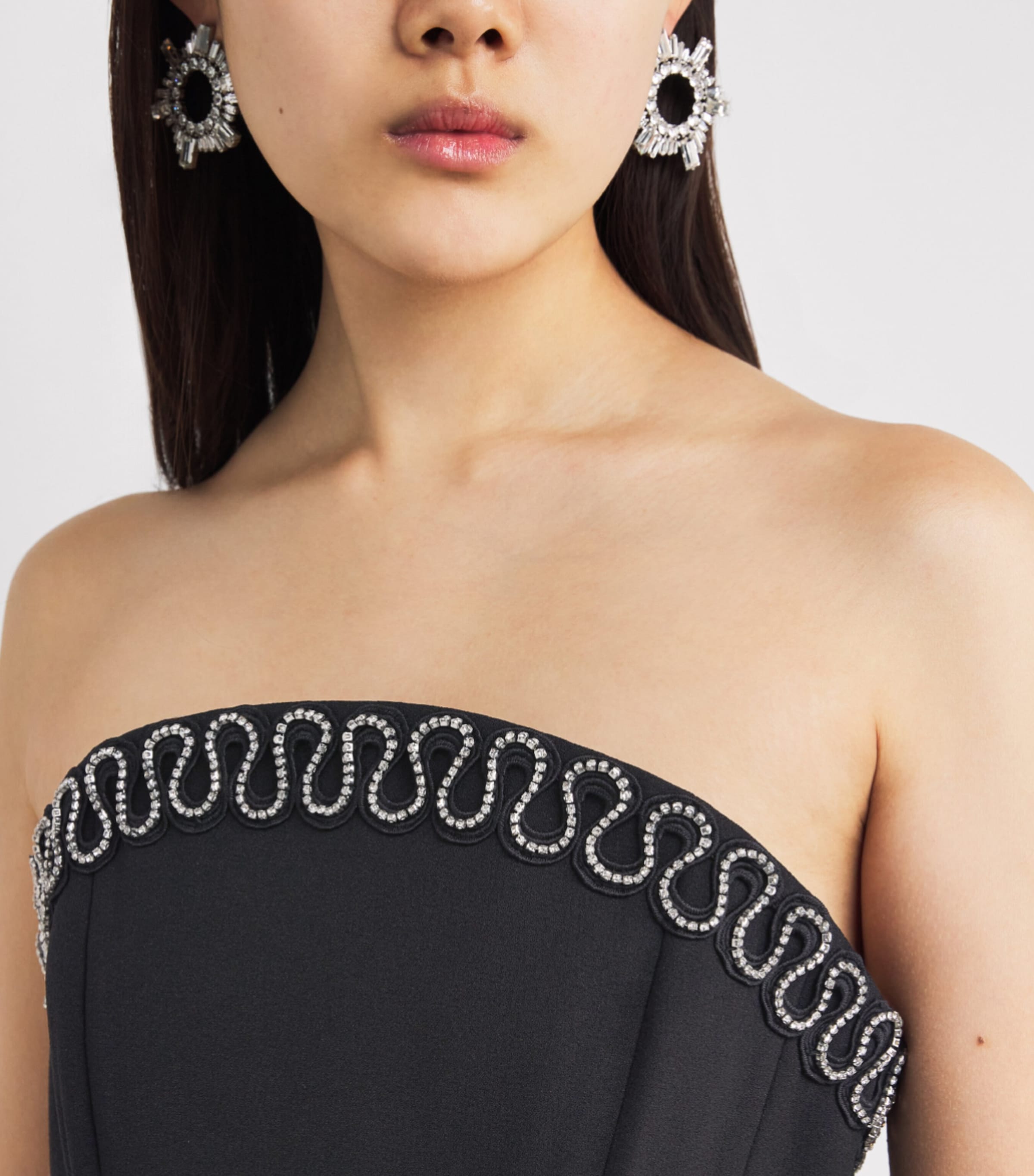 Embellished Nyx Mini Dress BLACK Image 4