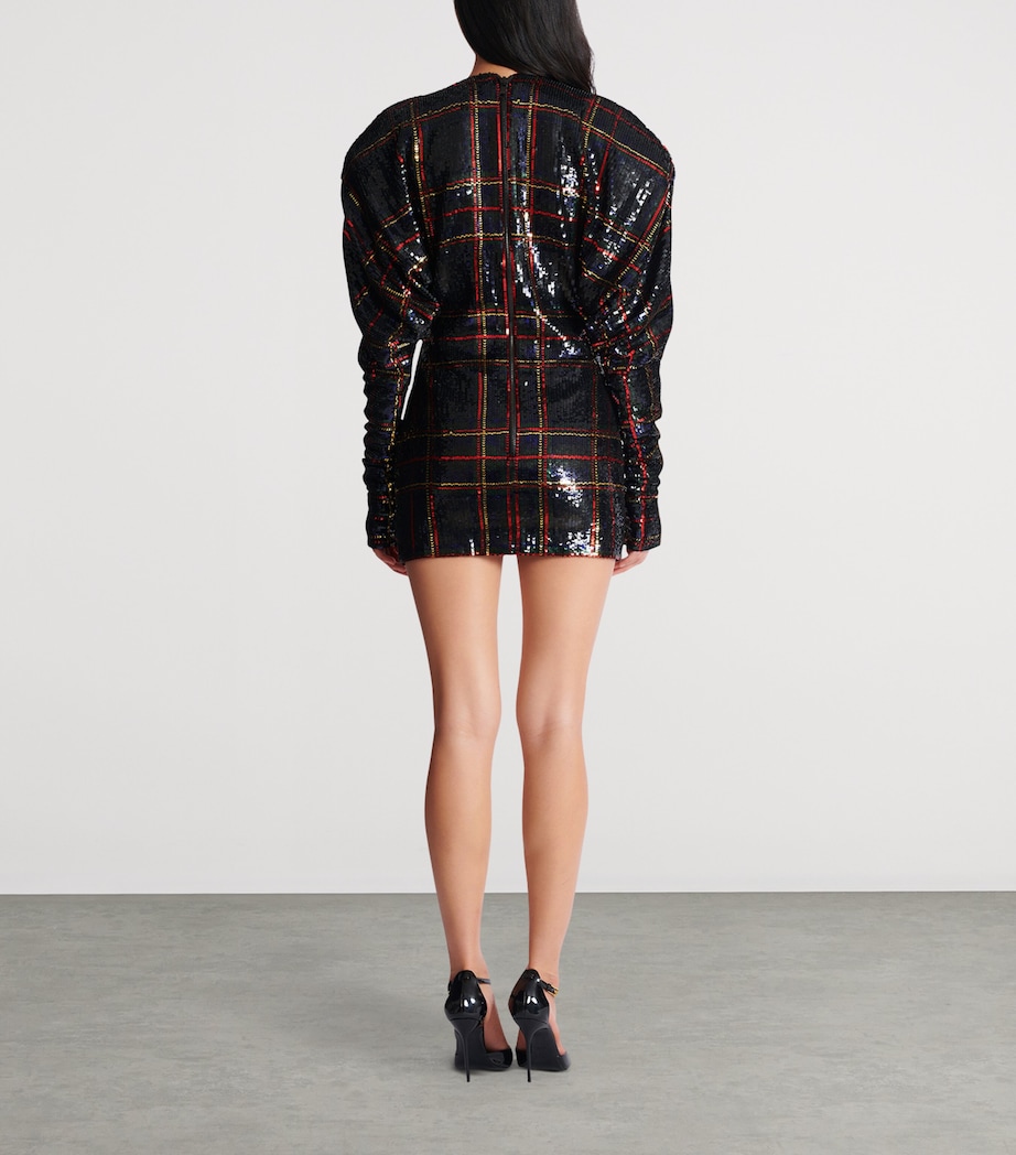 Embellished Check Dress EAH NOIR/MULTICO Image 6