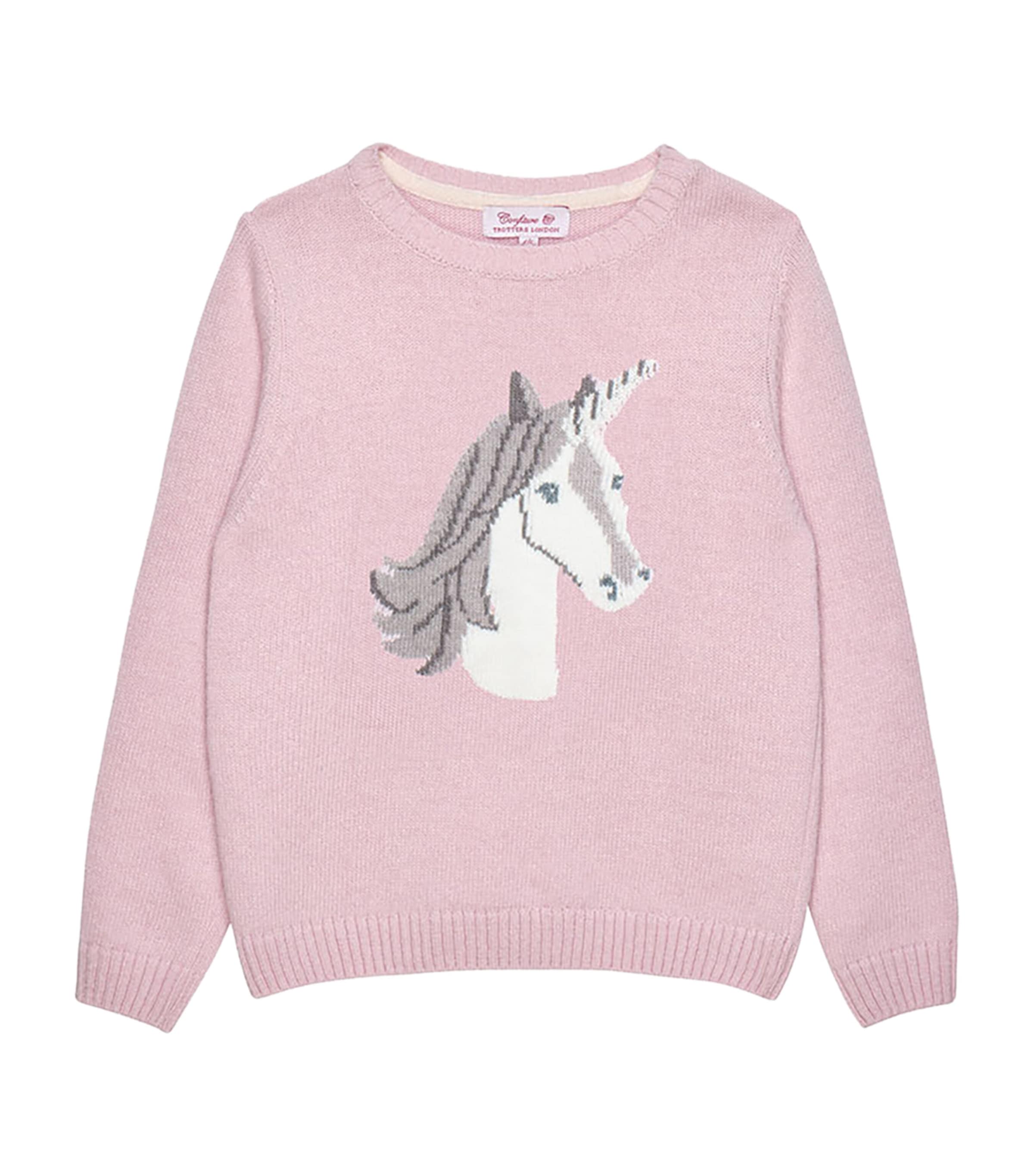 Shop Trotters Magical Unicorn Sweater In Pink