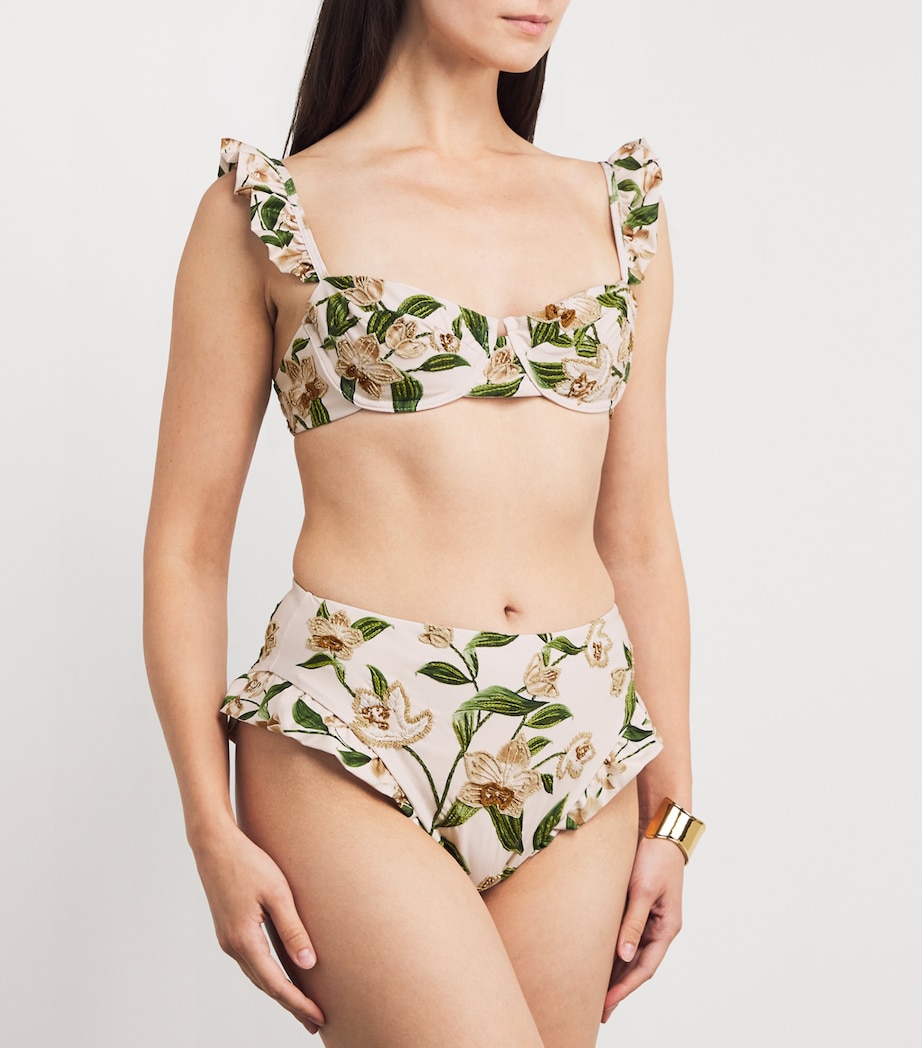Ruffle Kiwi Bikini Bottoms ORQUIDEA Image 2