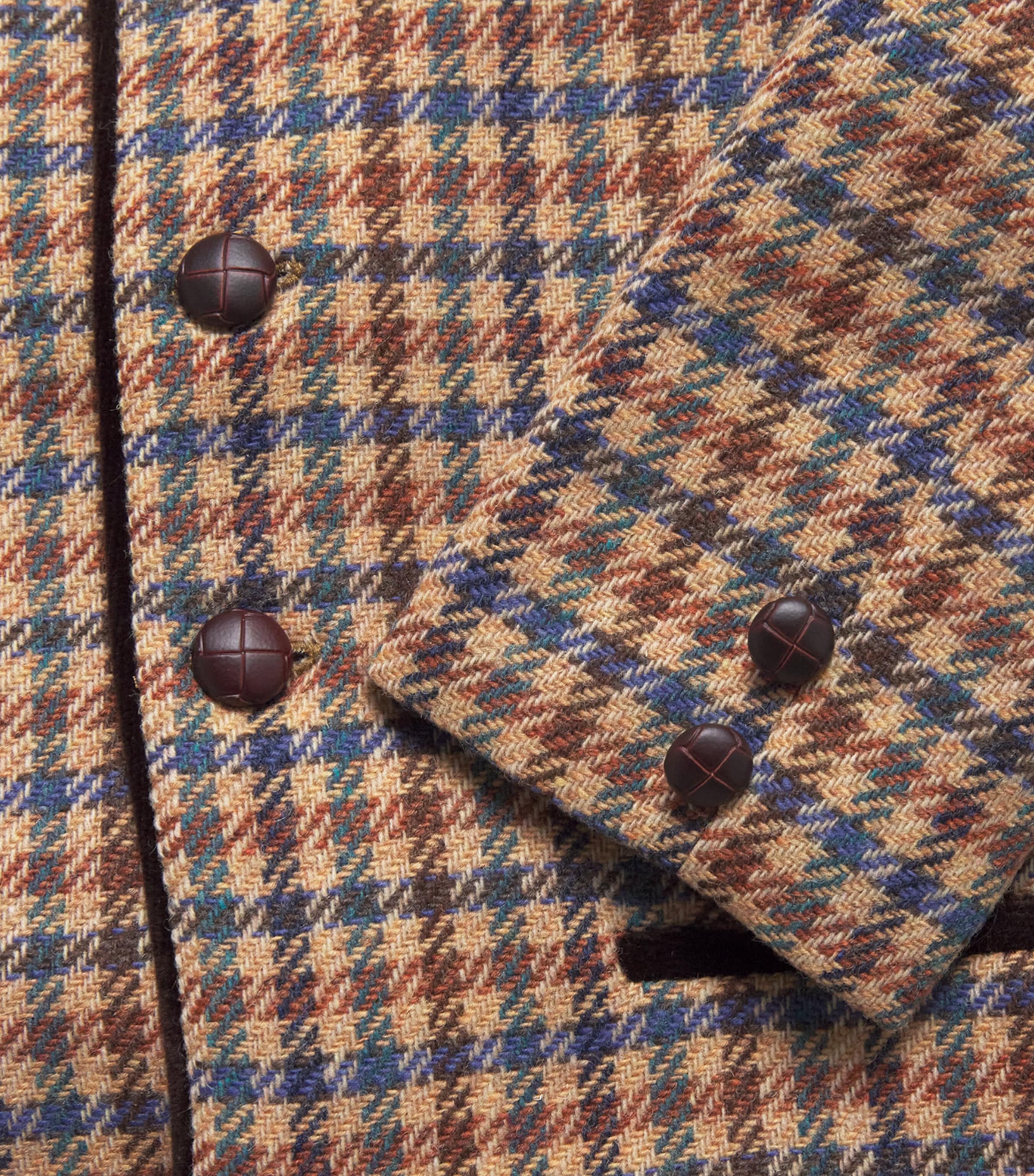 Wool Check Print  Jacket (18 Months–4 Years) BROWN Image 3