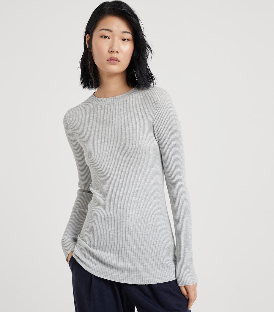 Cashmere-Blend Sparkle Sweater C072 Image 2