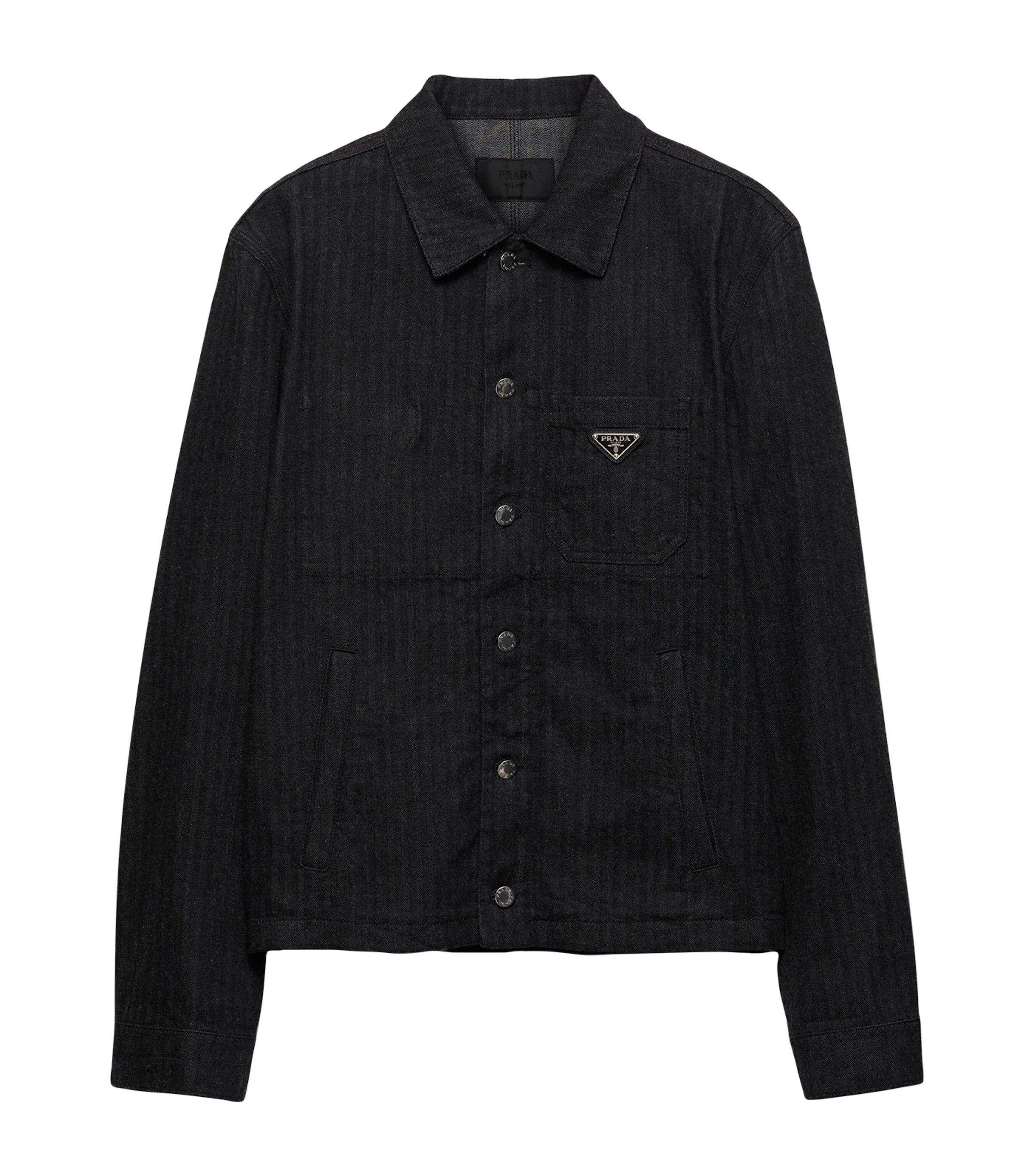 Chevron Denim Jacket F0557 Image 1