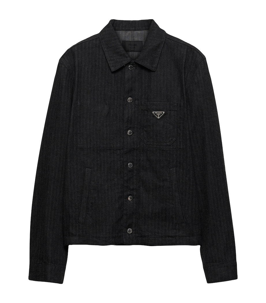 Chevron Denim Jacket F0557 Image 1