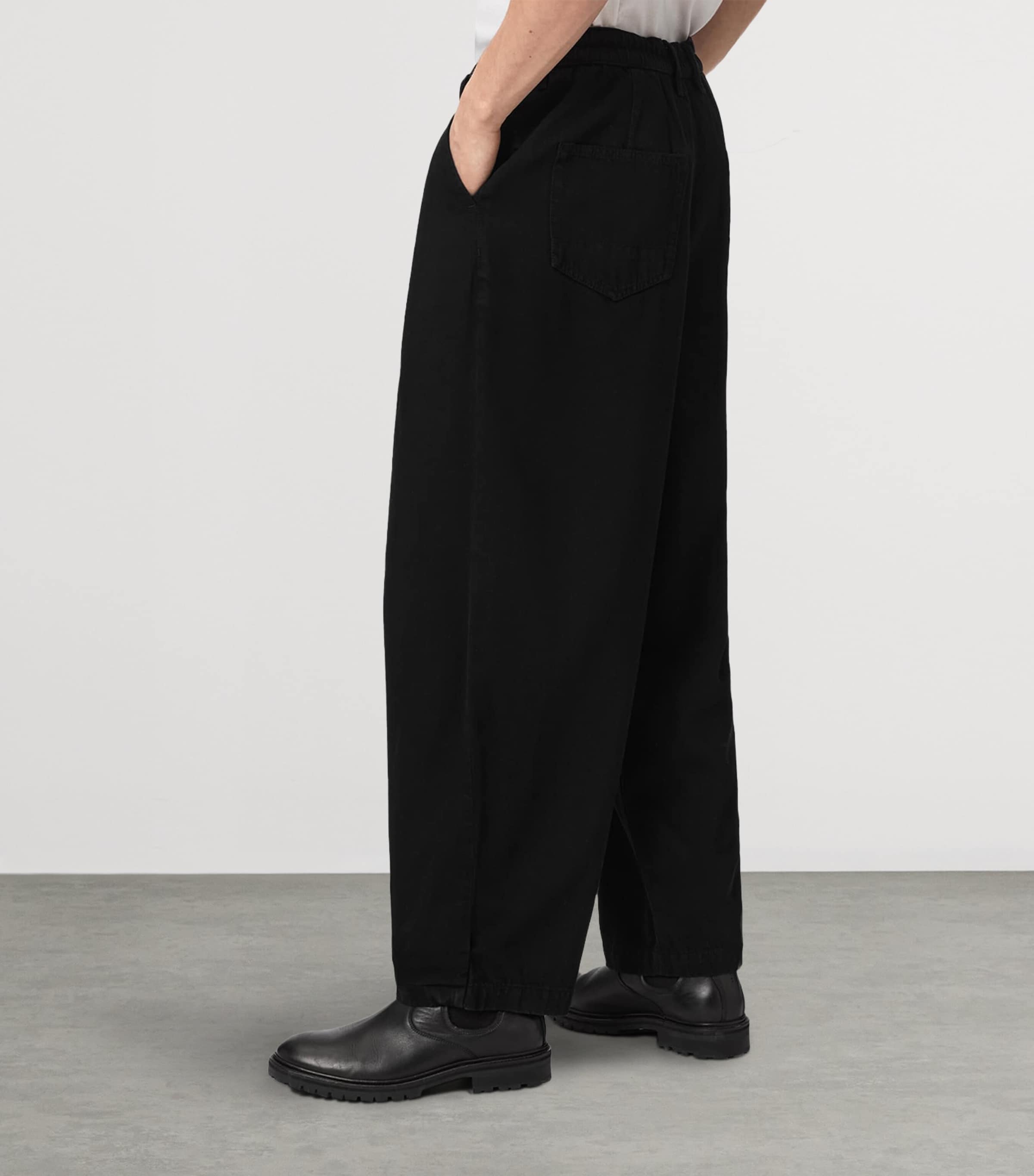 AllSaints Mens Becco Trousers Black Image 4