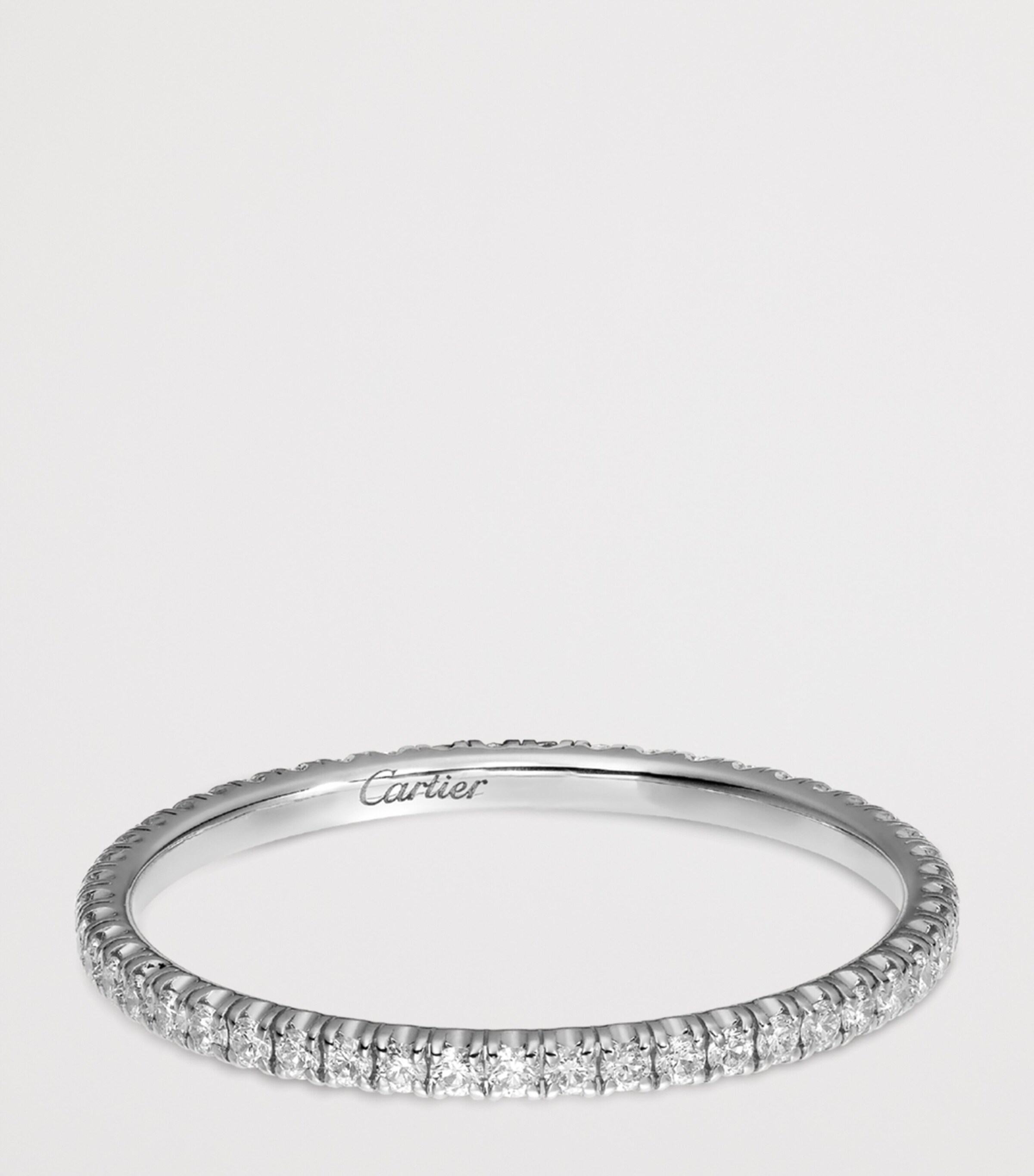 Cartier White Gold and Diamond Étincelle de Cartier Wedding Band White Gold Image 6