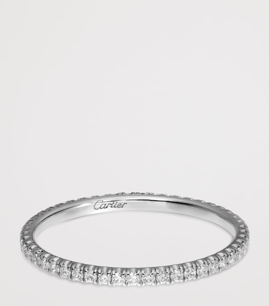 Cartier White Gold and Diamond Étincelle de Cartier Wedding Band White Gold Image 6
