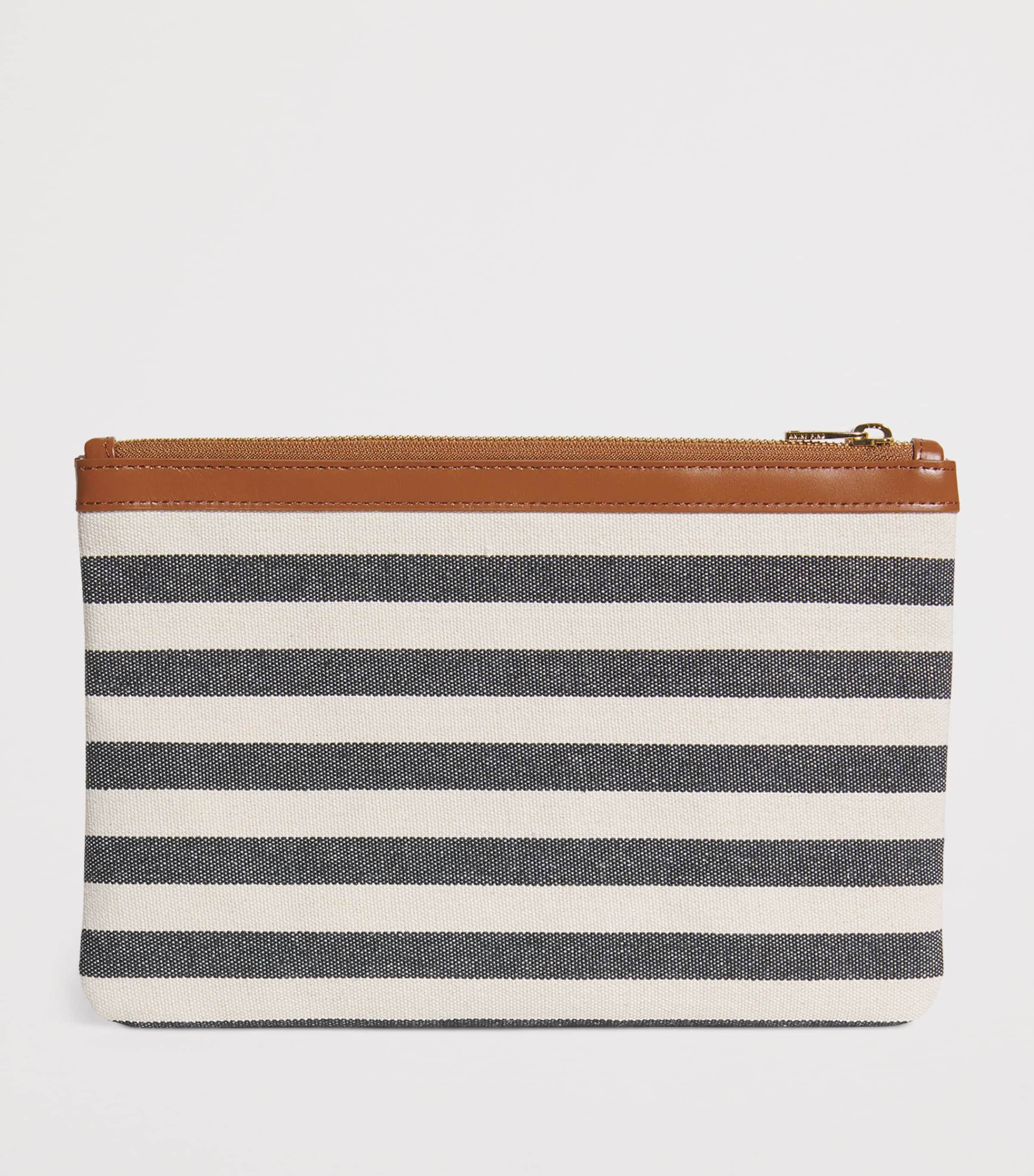 ANINE BING Striped Lili Pouch | Harrods UK
