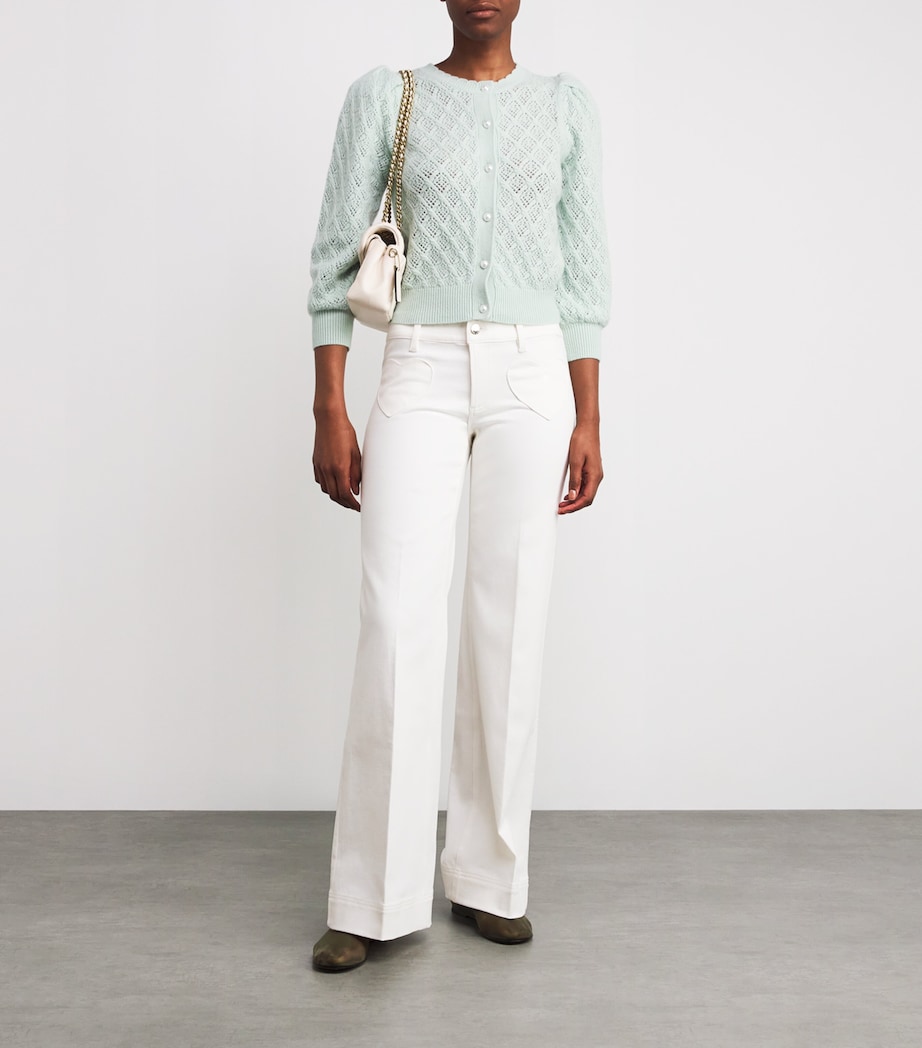 Slay Heart Wide-Leg Jeans A117 VANILLA Image 2