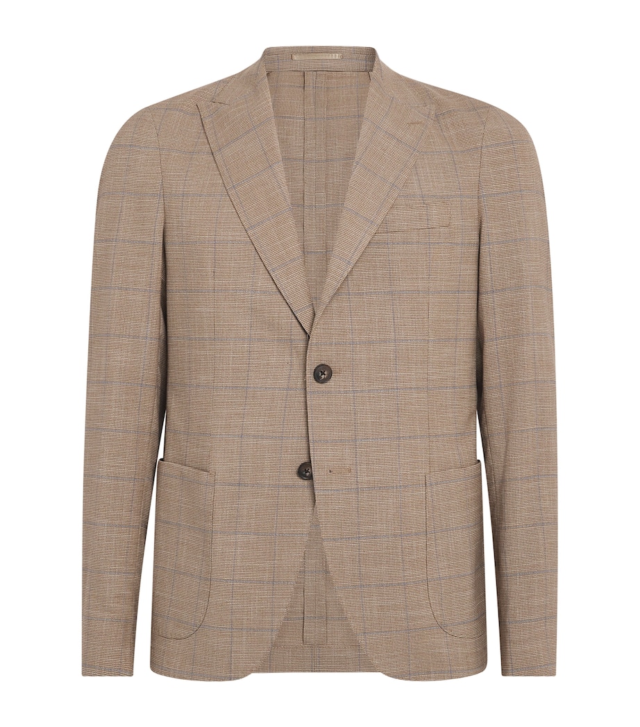 Check Blazer 39 LIGHT BROWN Image 1