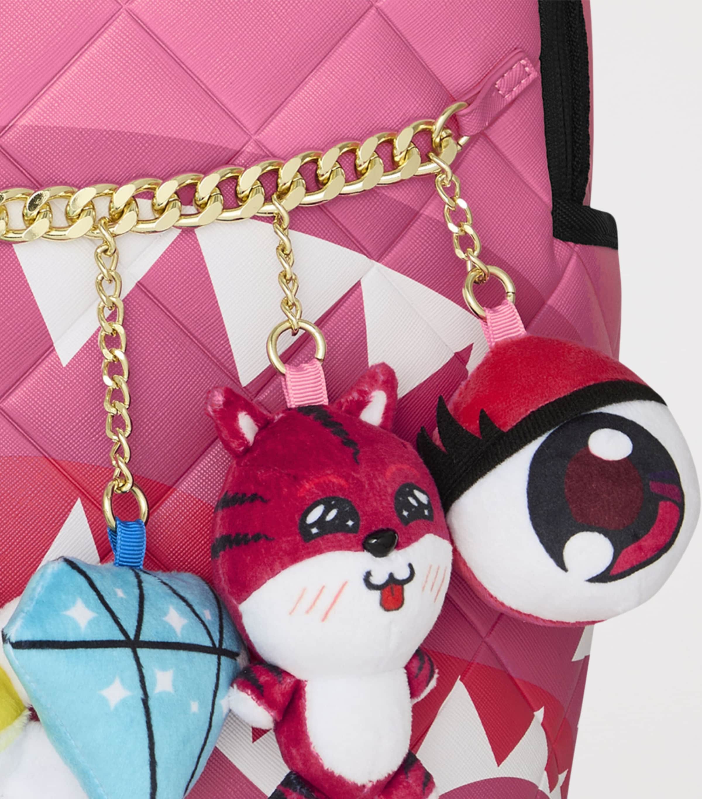 Sprayground Kawaii Dangles Backpack Pink Image 8