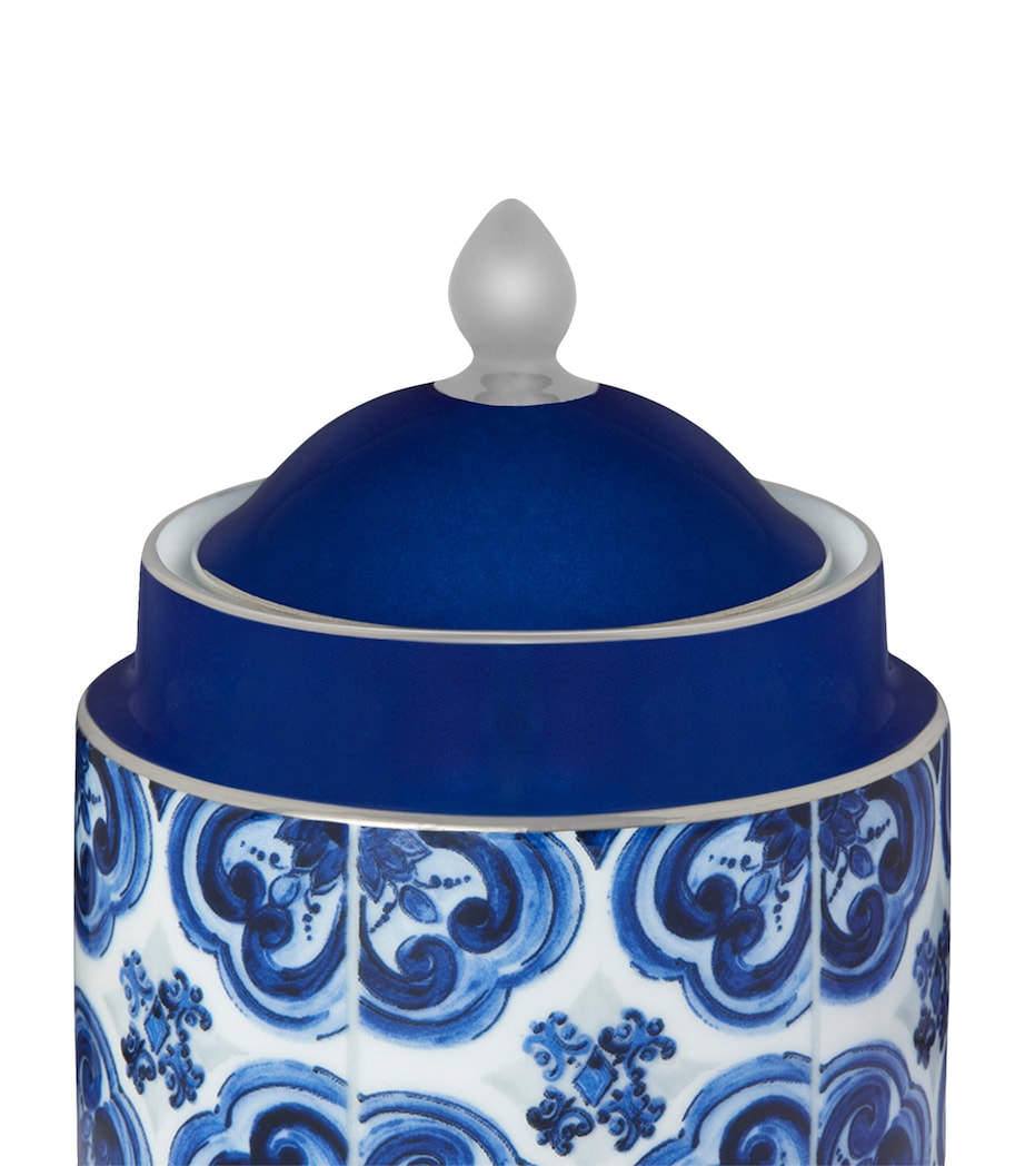 Blu Mediterraneo Sugar Bowl (10cm) UB008 FIORE PIC BLU Image 2