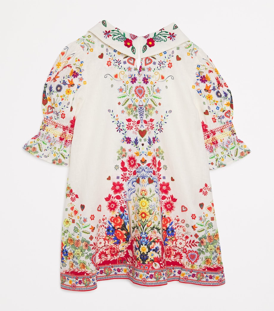 Linen-Blend Faith, Luck & Justice Dress (4-10 Years) FATHJUST Image 2