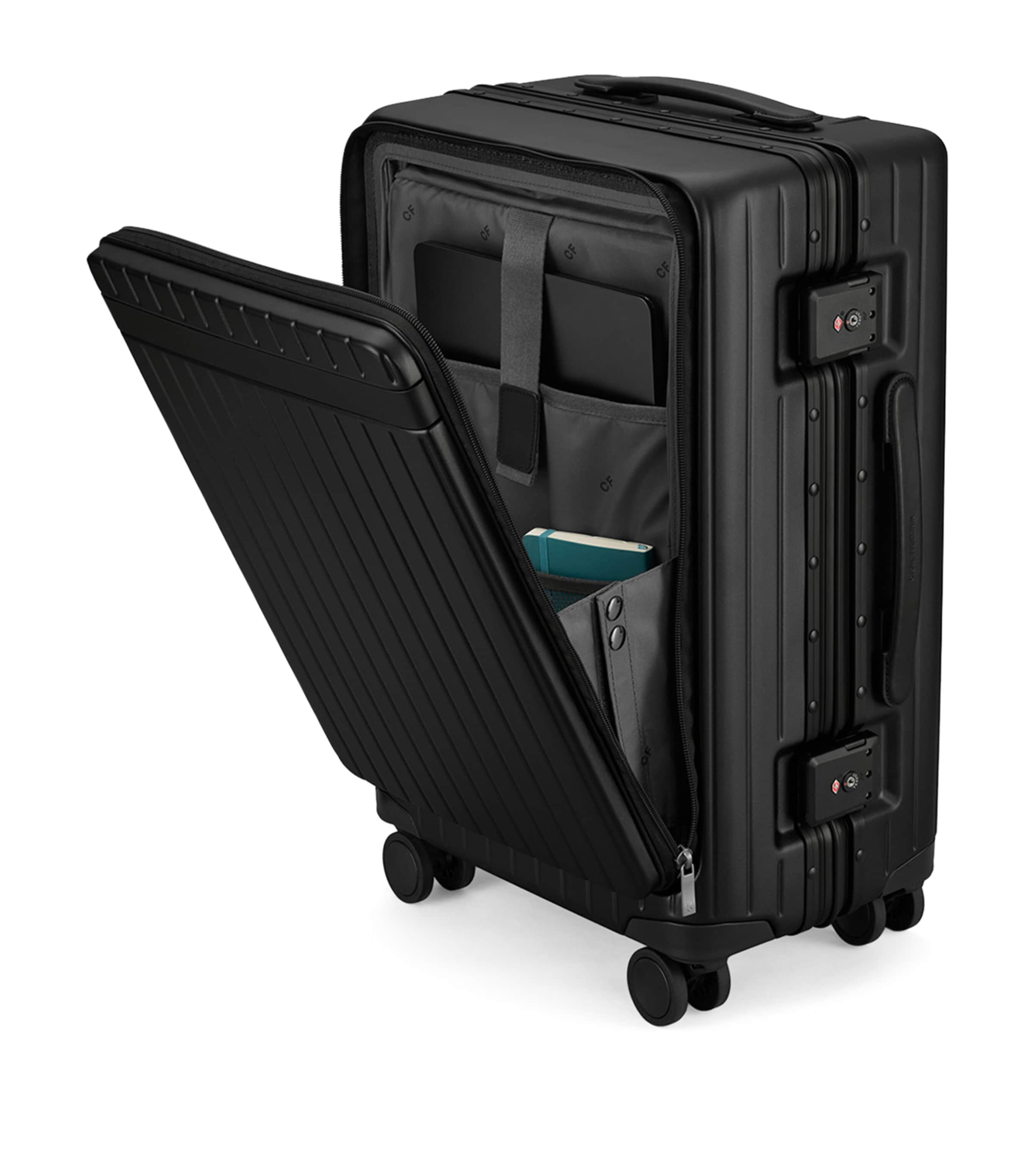 The Carry-On Pro Suitcase (55cm) BLACK/BLACK Image 3