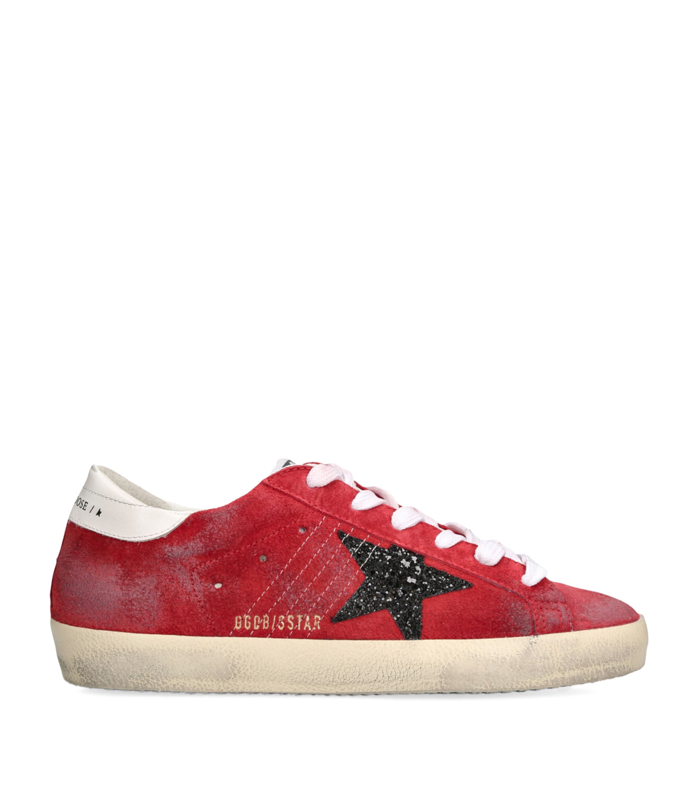 Golden Goose Suede Superstar 40525 Sneakers Red Comb Image 1