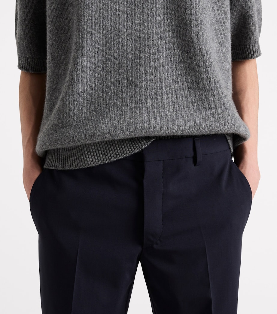 Stretch-Wool Light Trousers F0SVF Image 5