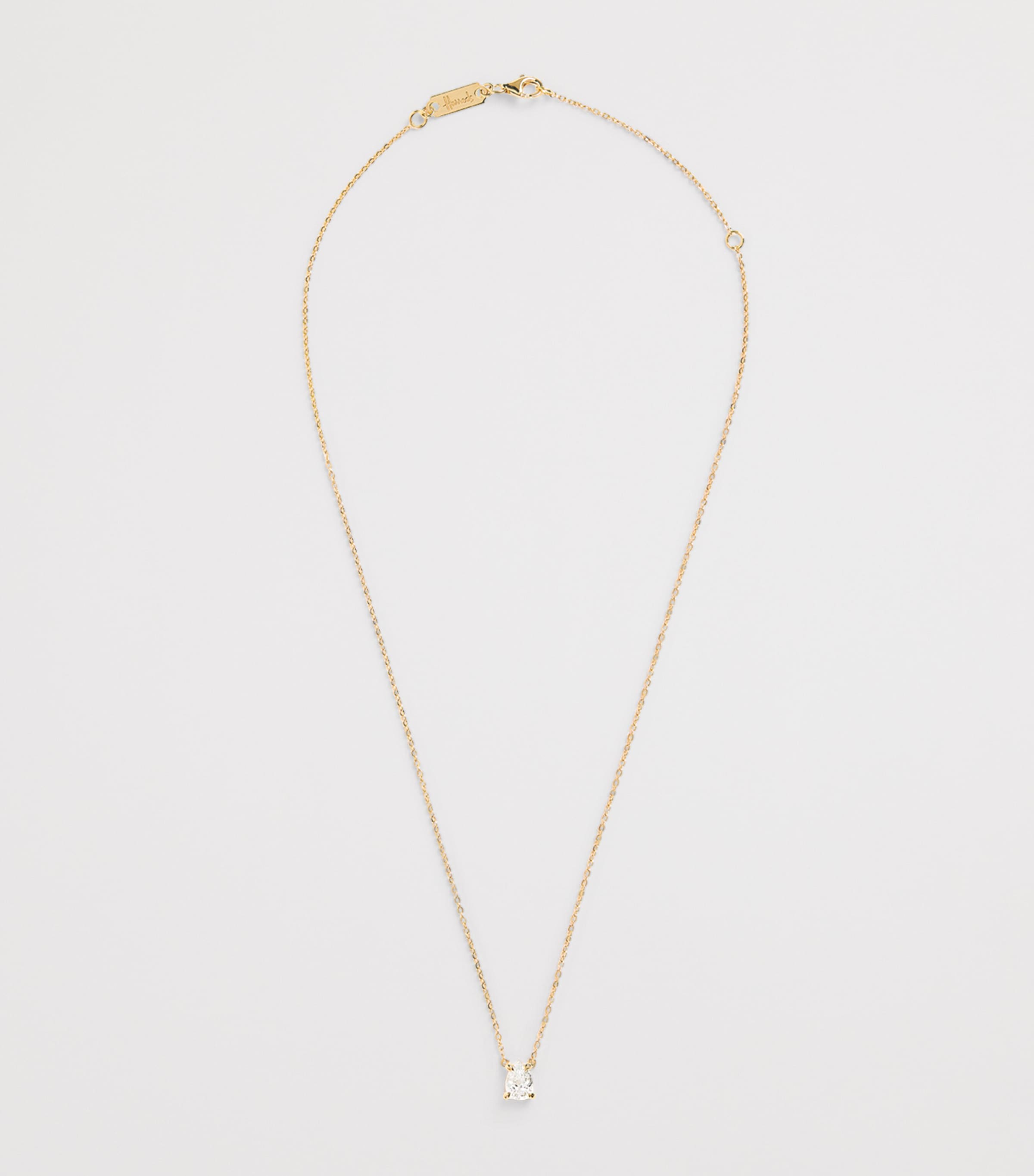 Yellow Gold and Diamond Pendant Necklace (0.75ct) YELLOW GOLD Image 3