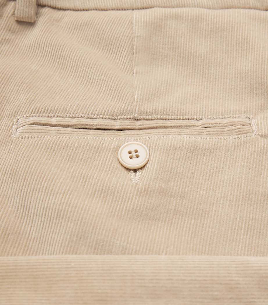 Stretch Corduroy Trousers BEIGE Image 5