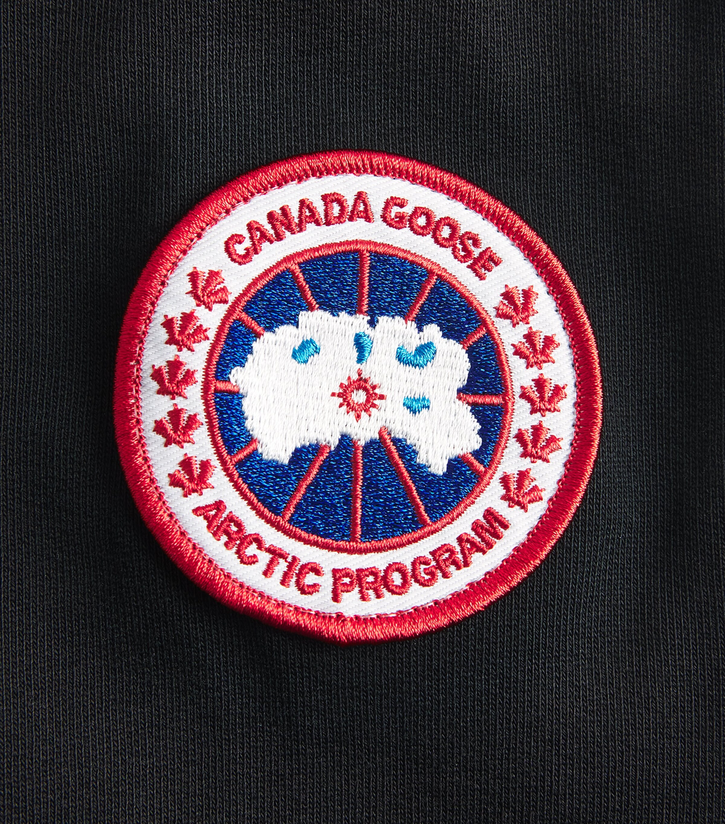 Canada Goose Mens Organic Cotton Loon Hoodie Black Image 6