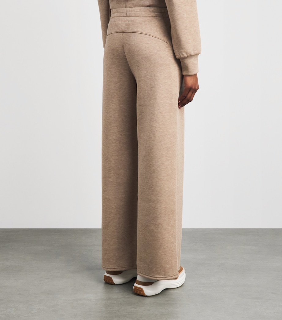 SPANX Womens SPANX AirEssentials Wide-Leg Sweatpants Dune Heather Image 5