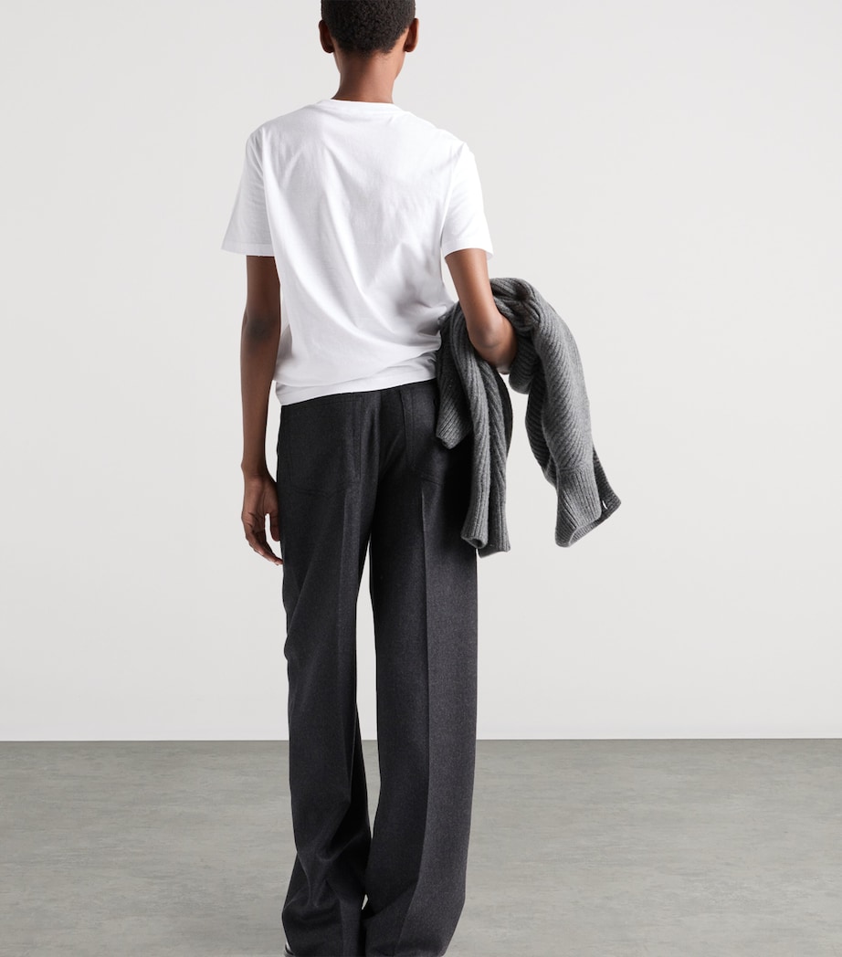 Cotton Jersey Triangle T-Shirt F0009 Image 5