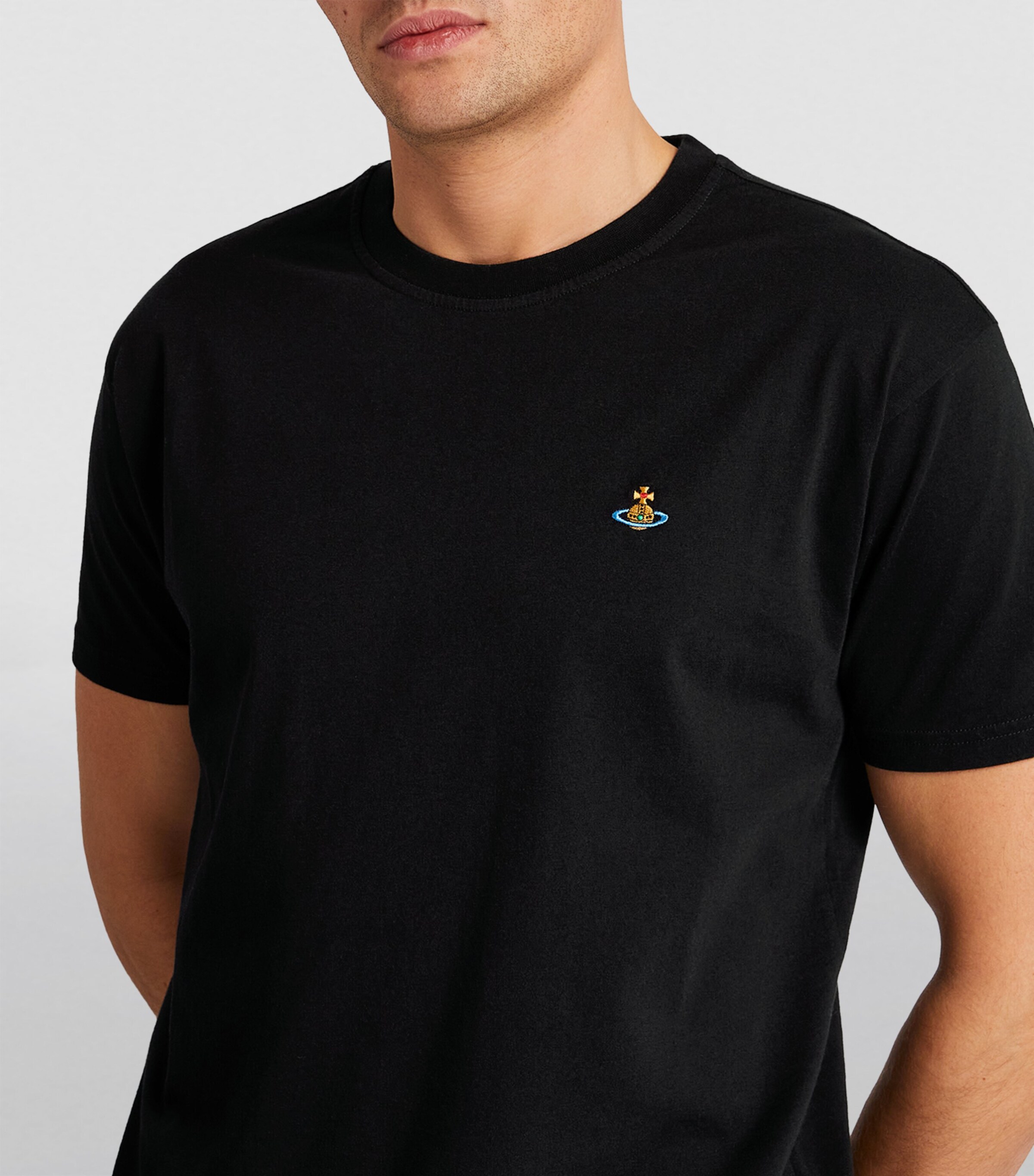 Cotton Orb T-Shirt N401 BLACK Image 7