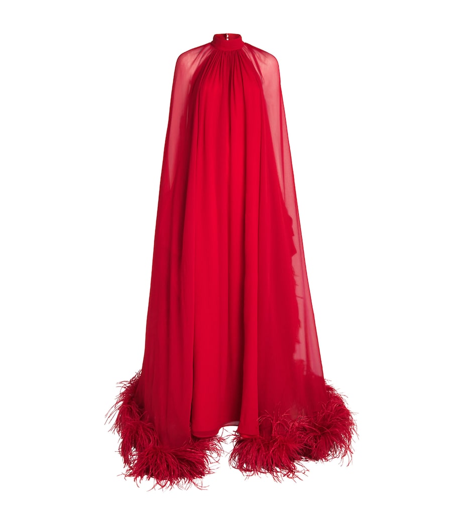 Silk Chiffon Eterea Gown RUBY Image 1