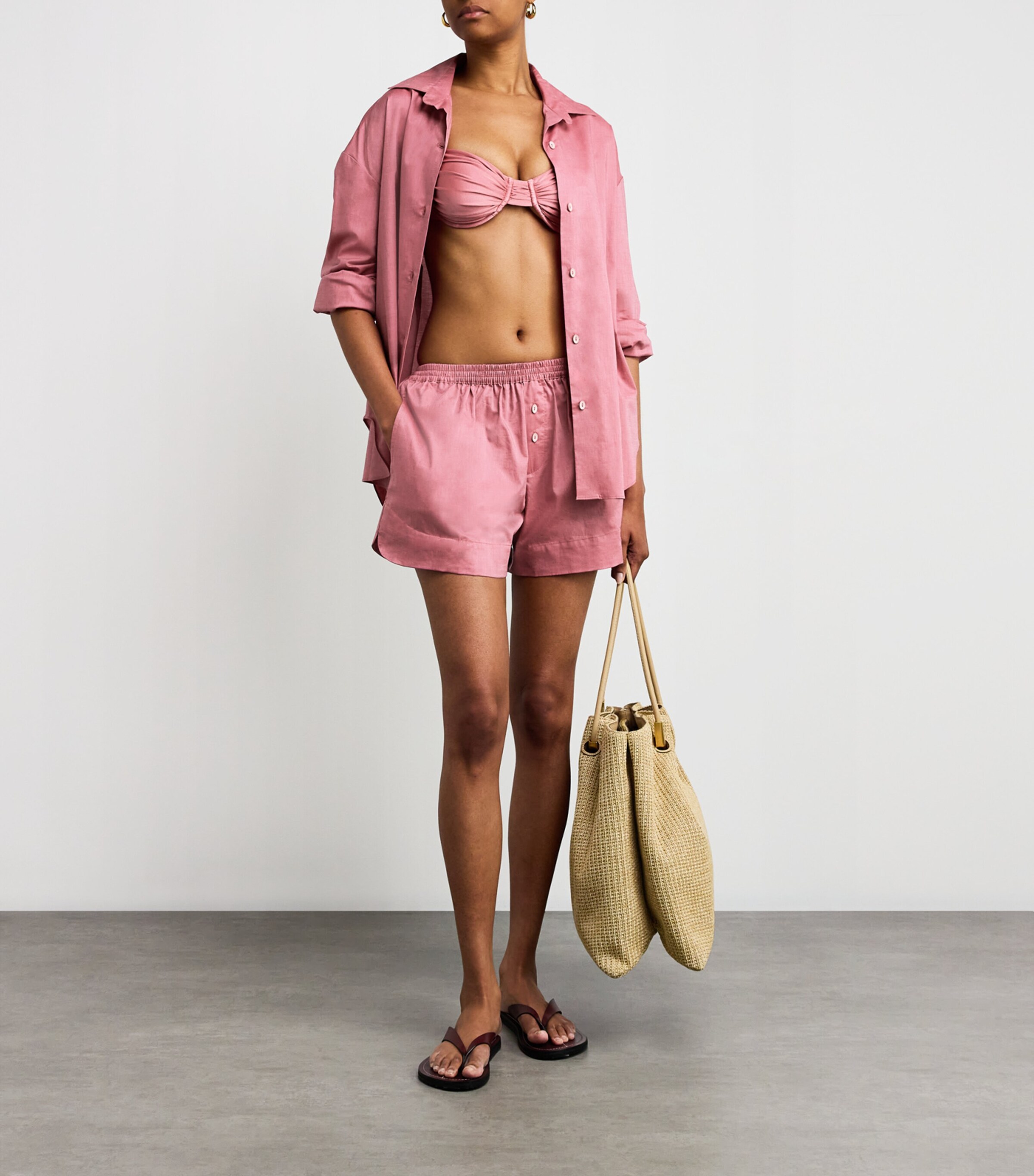 ショートパンツ Faithfull The Brand Lonia Shorts Faithfull the Brand Cotton Lonia Shorts | Harrods US