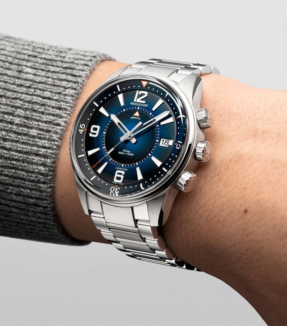 Stainless Steel Polaris Mariner Memovox Watch 42mm STAINLESS STEEL Image 2