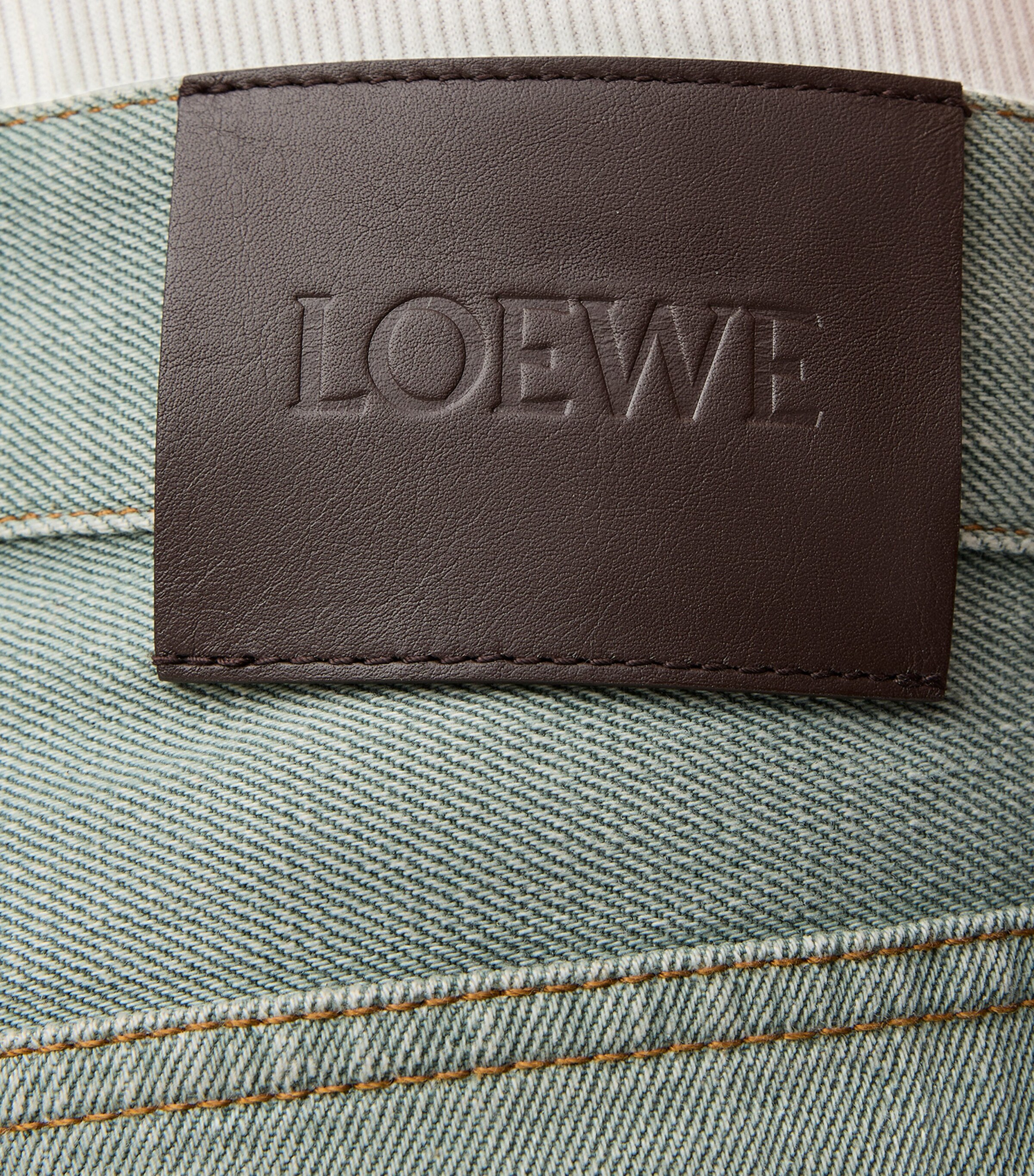 Wide-Leg Jeans KHAKI GREEN Image 5