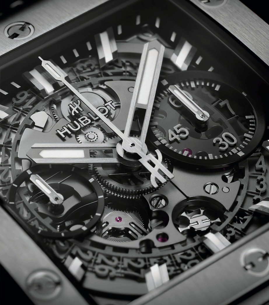 Titanium Square Bang Unico Watch 42mm BLACK Image 5