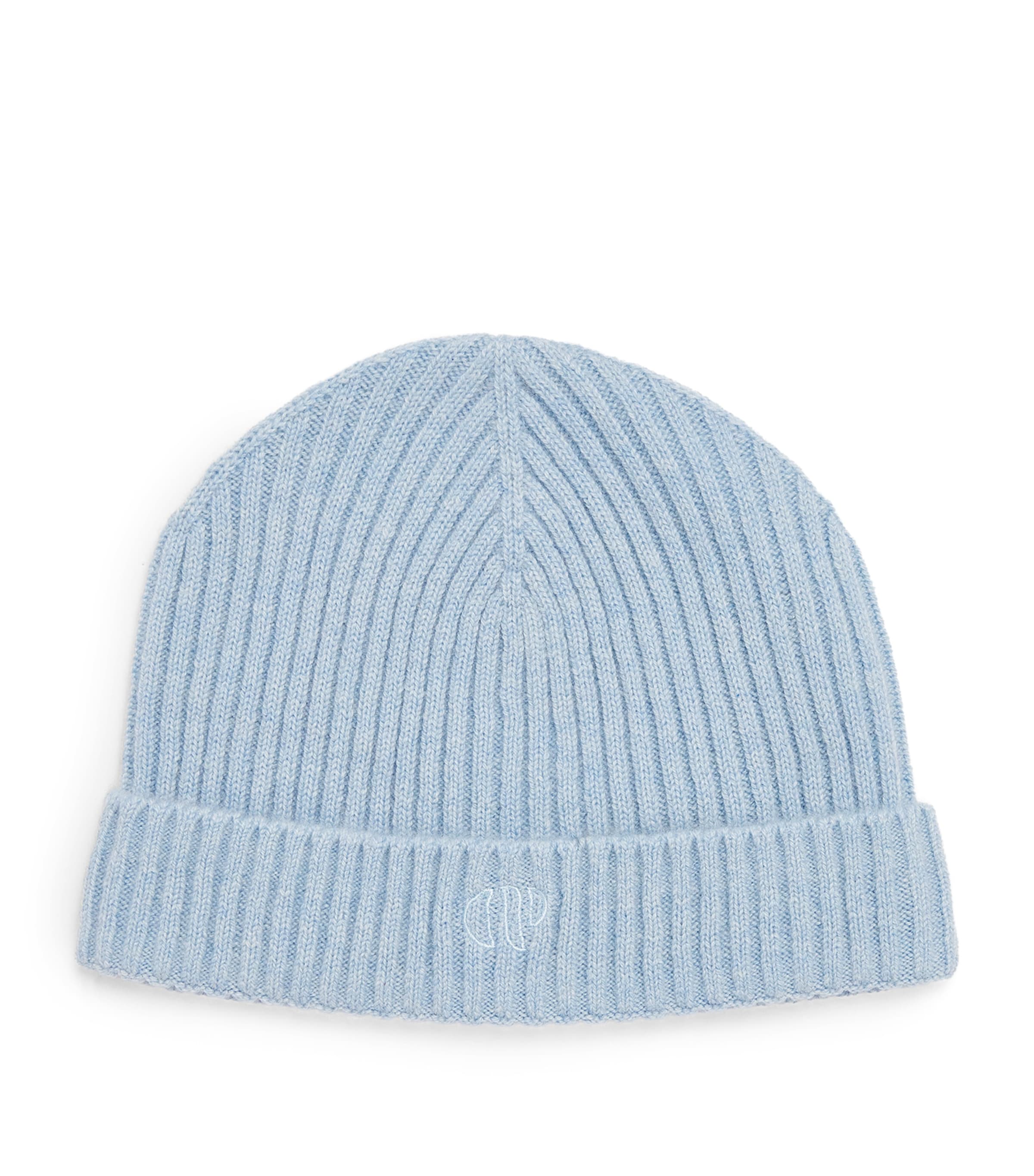 Claudie Pierlot Cashmere Logo Beanie In Blue