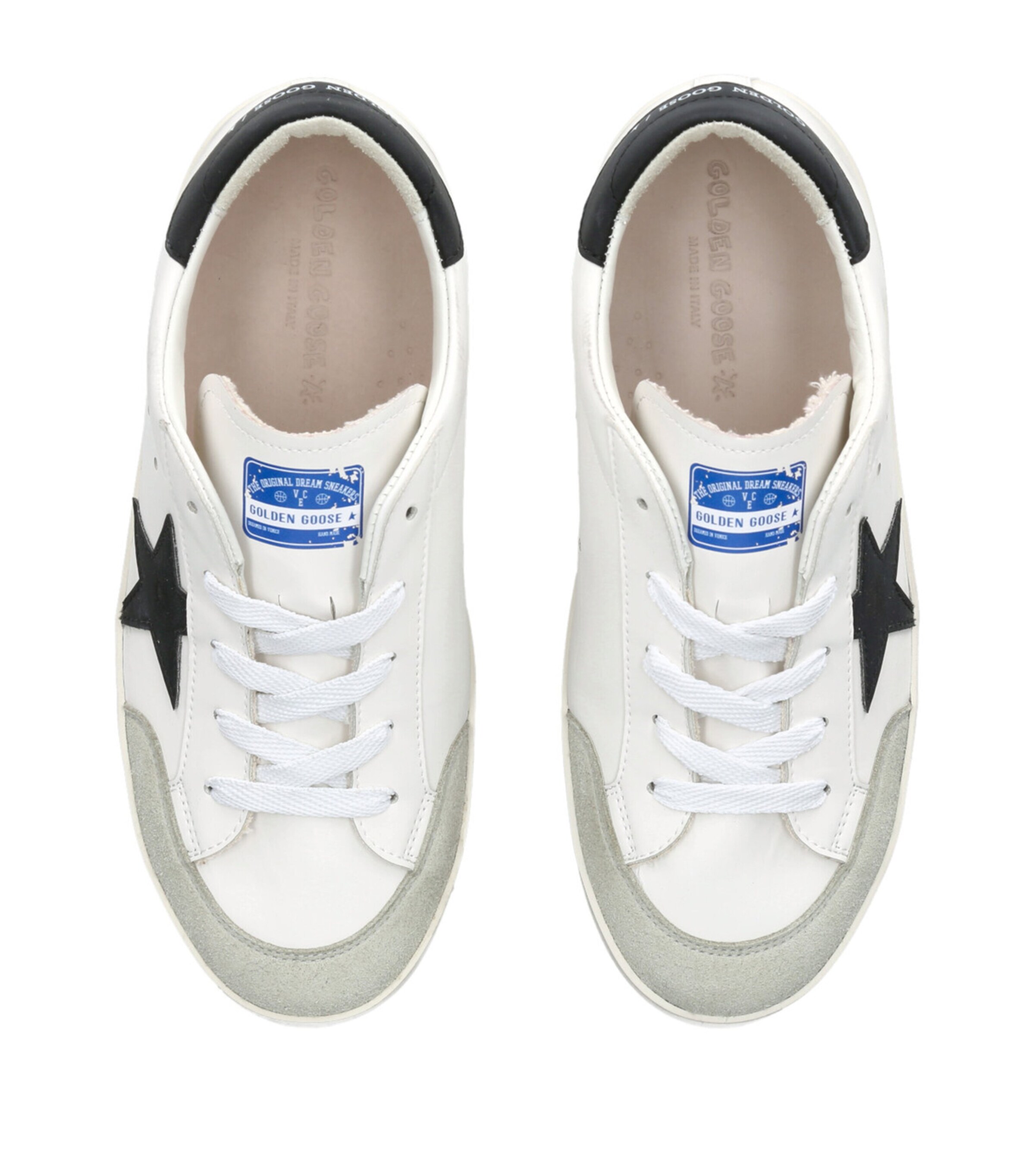 Golden Goose White Super Star Lace up Sneakers | Harrods US